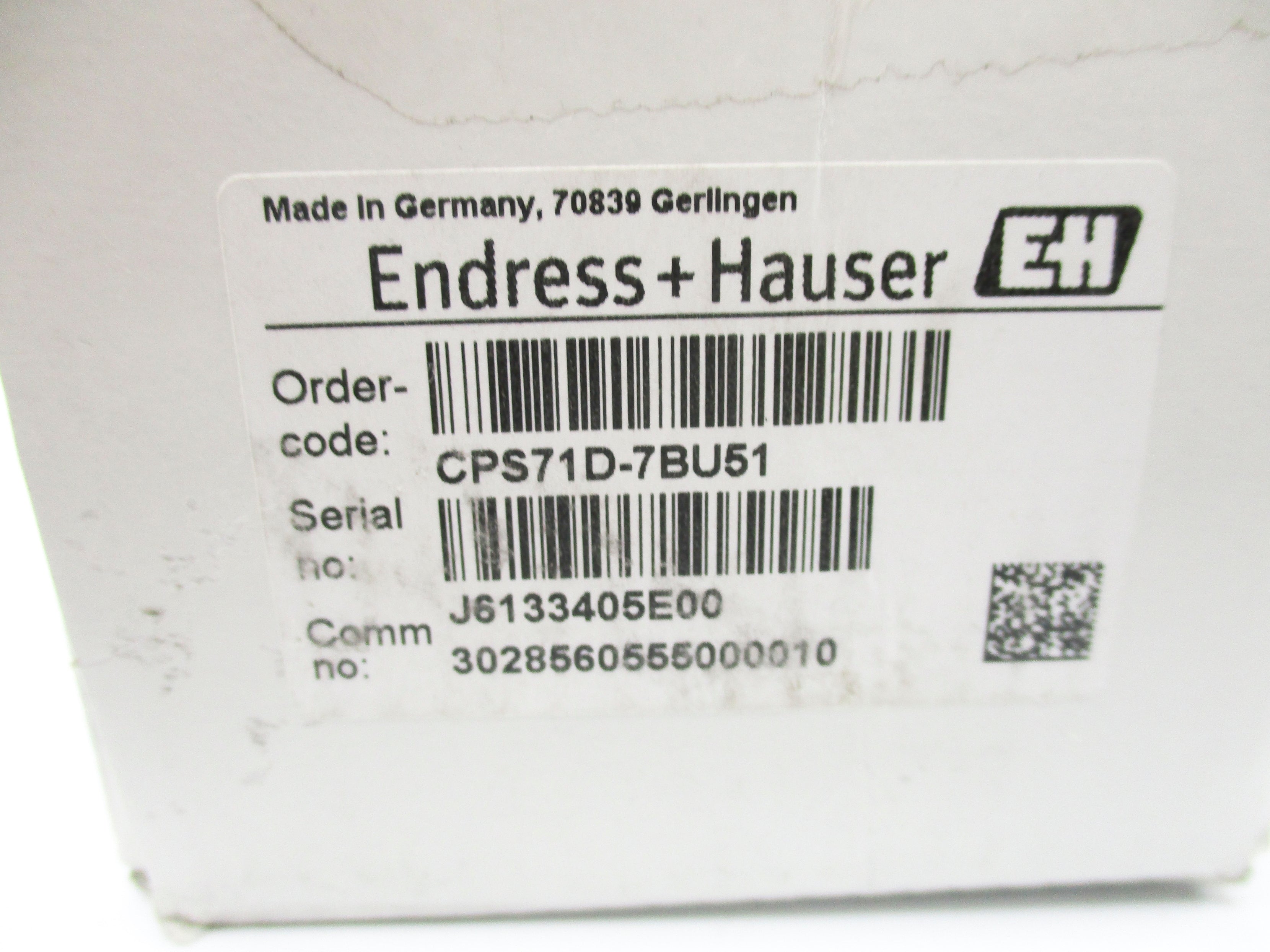 ENDRESS+HAUSER CPS71D-7BU51 NSMP