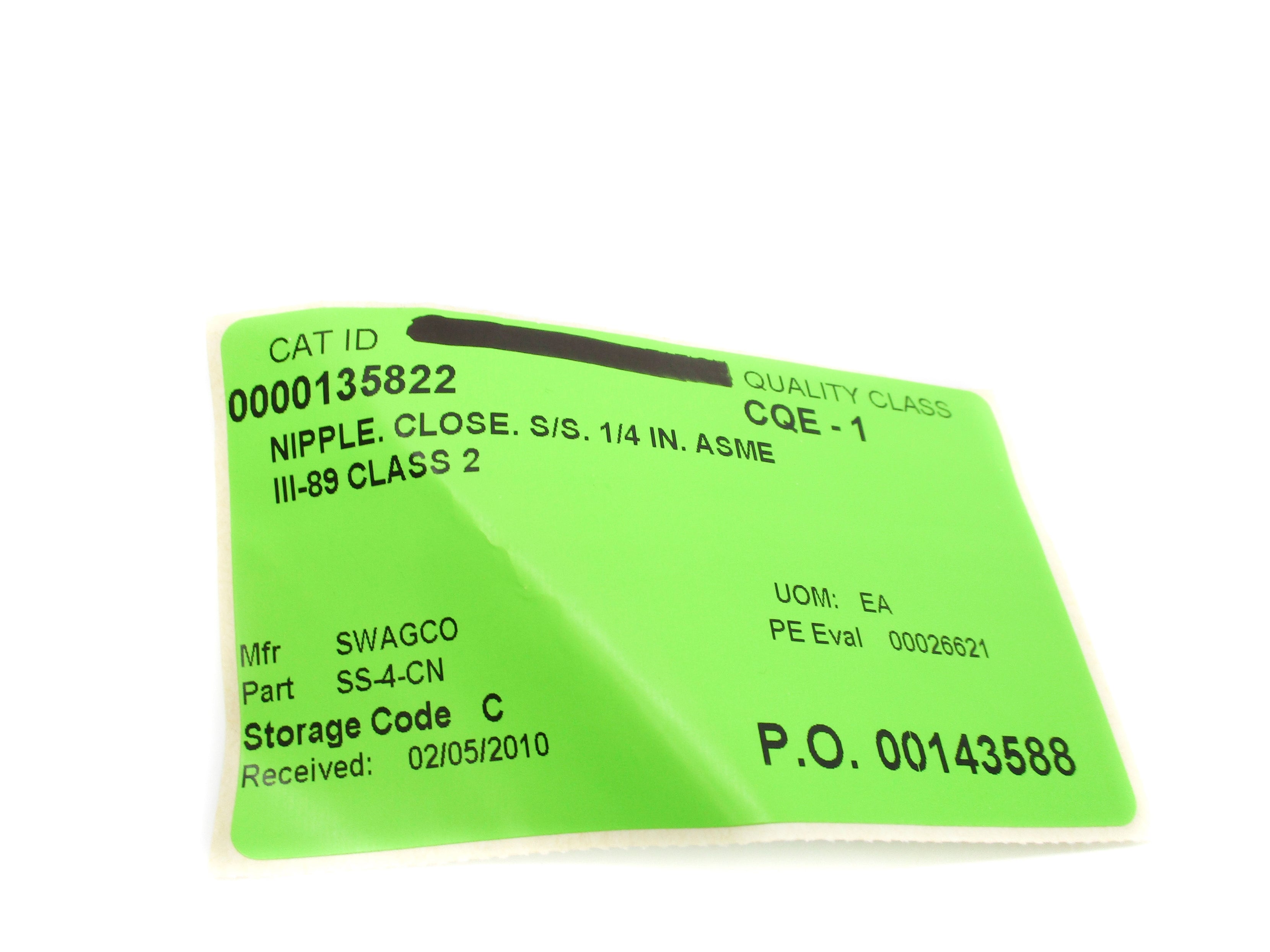 SWAGELOK SS-4-CN NSNP