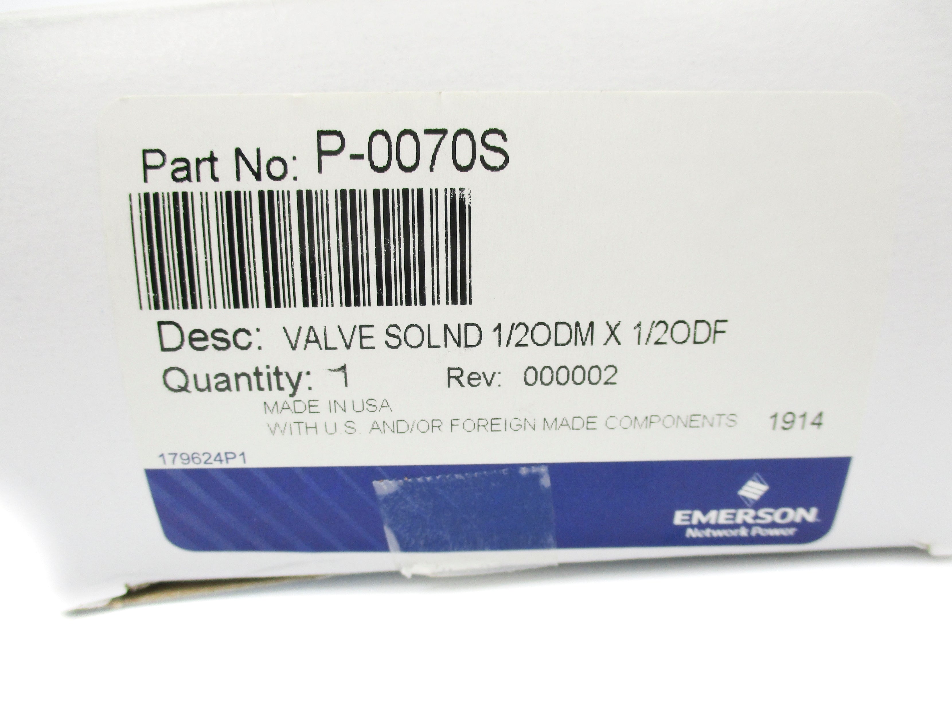 EMERSON P-0070S 24V NSMP