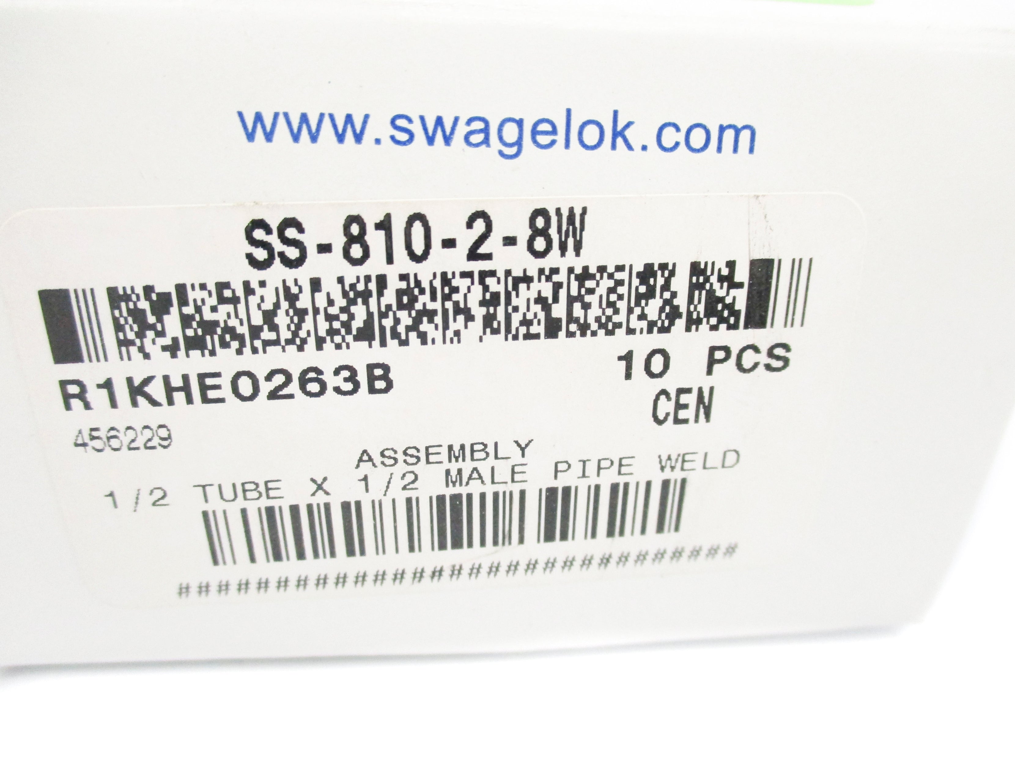 SWAGELOK SS-810-2-8W (PKG OF 10) NSMP