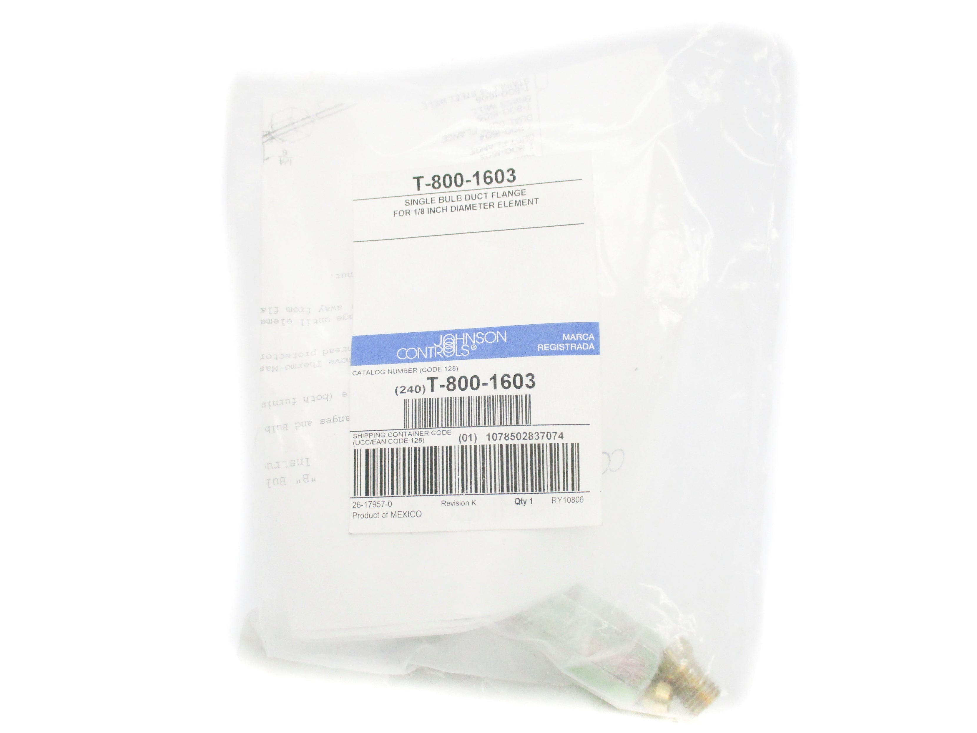 JOHNSON CONTROLS T-800-1603 NSMP