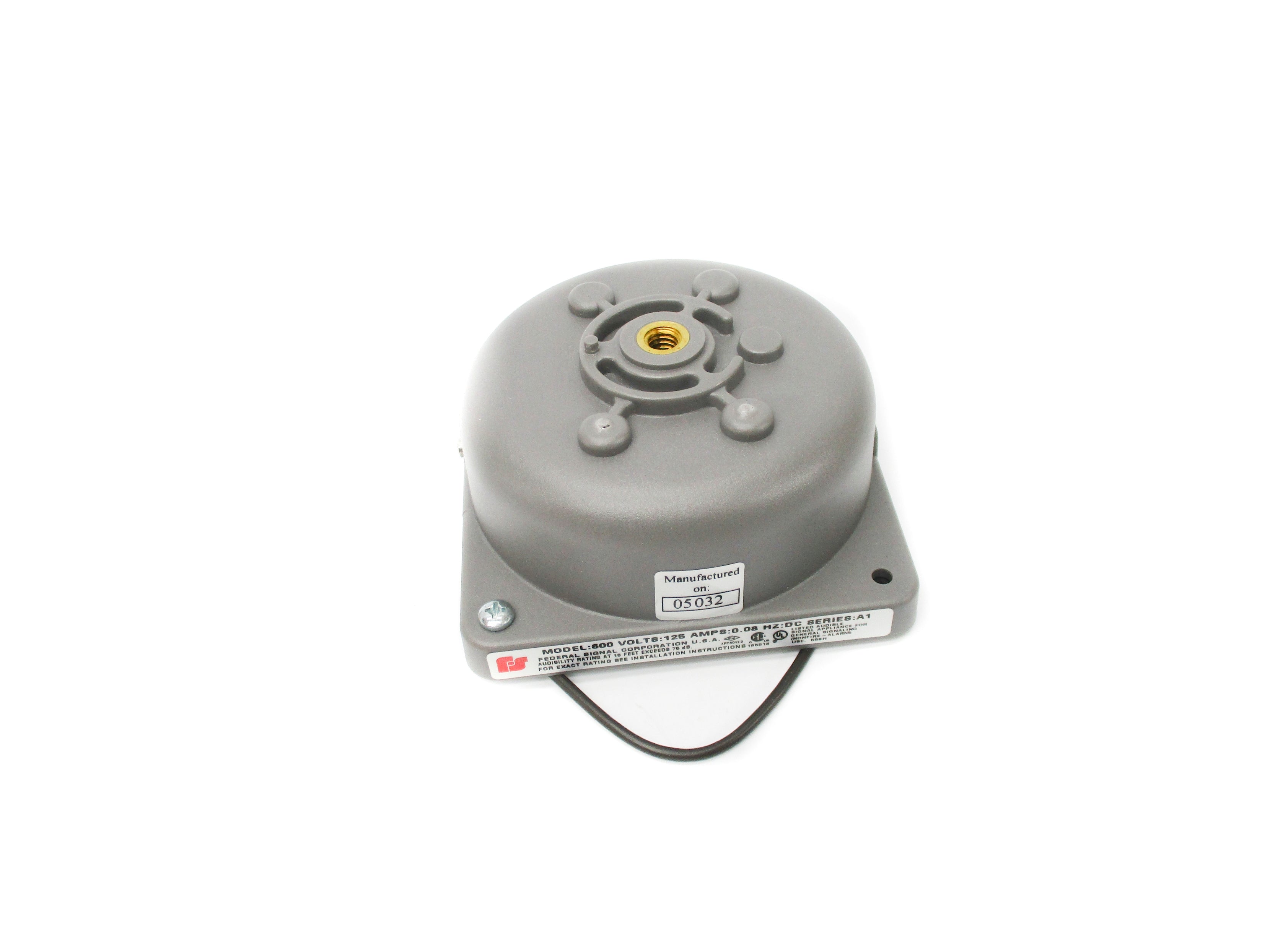 FEDERAL SIGNAL 600-125-1 SER. A1 125VDC .08A NSMP