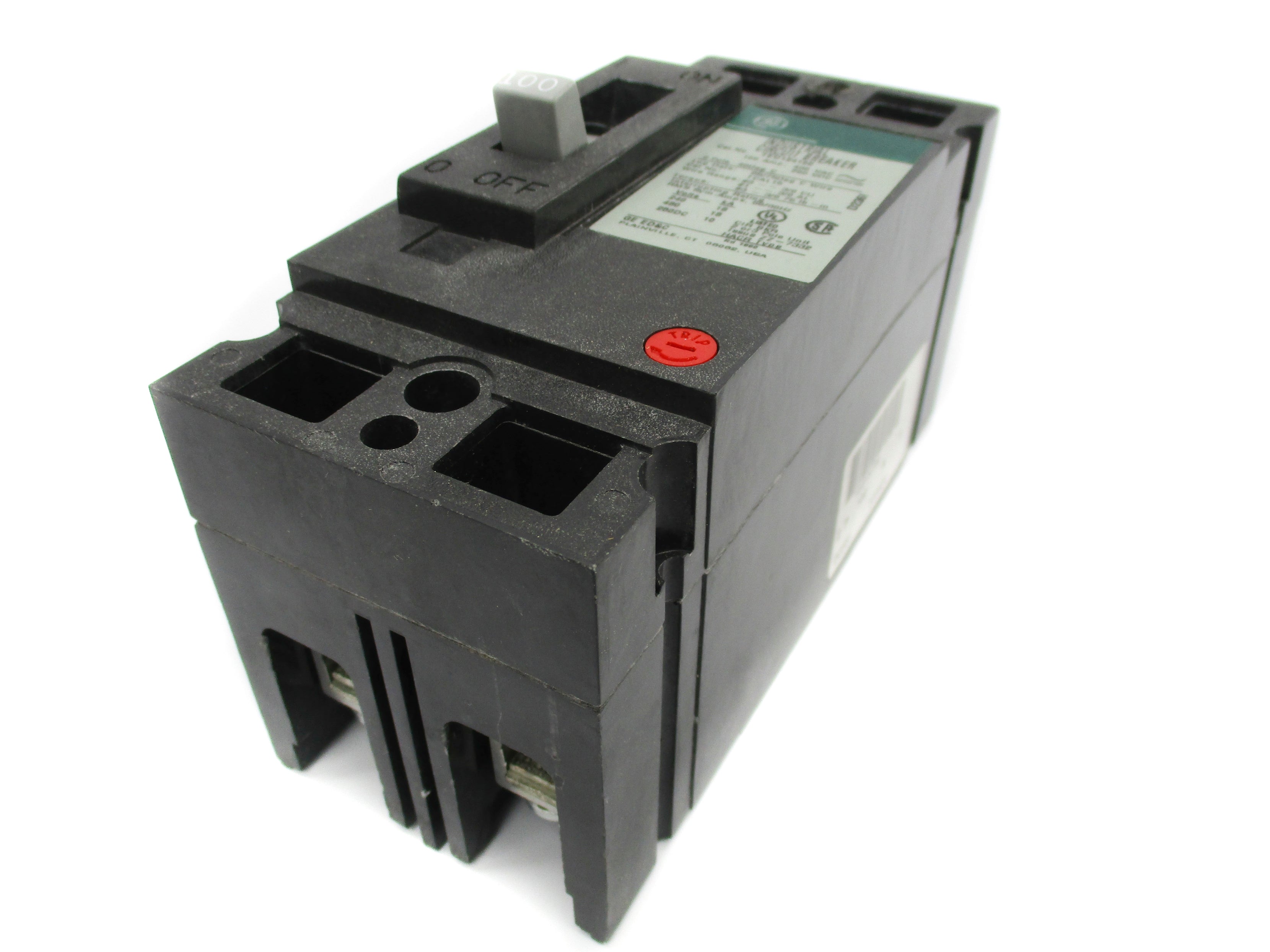 GENERAL ELECTRIC TED124100 100A 250VDC 480VAC NSMP