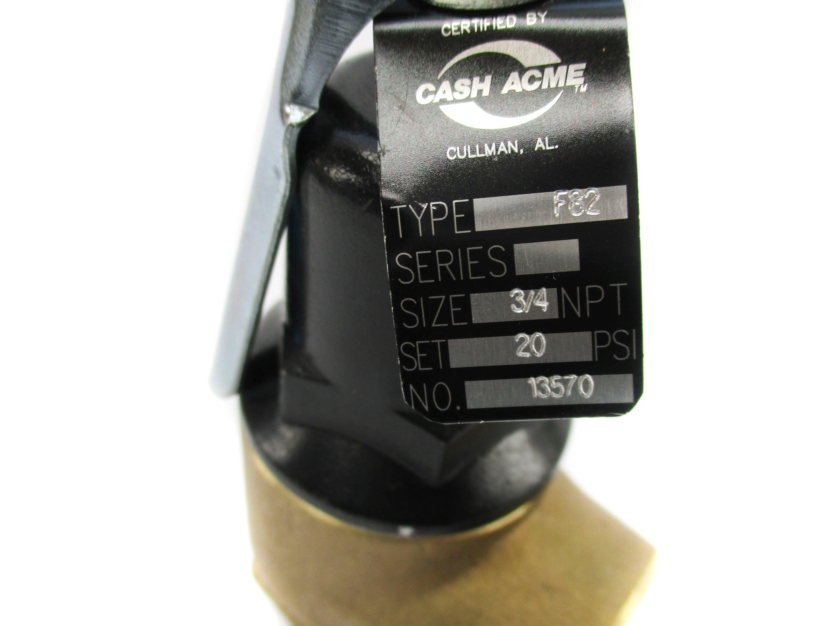 CASH ACME F82 20PSI 3/4" NSNP