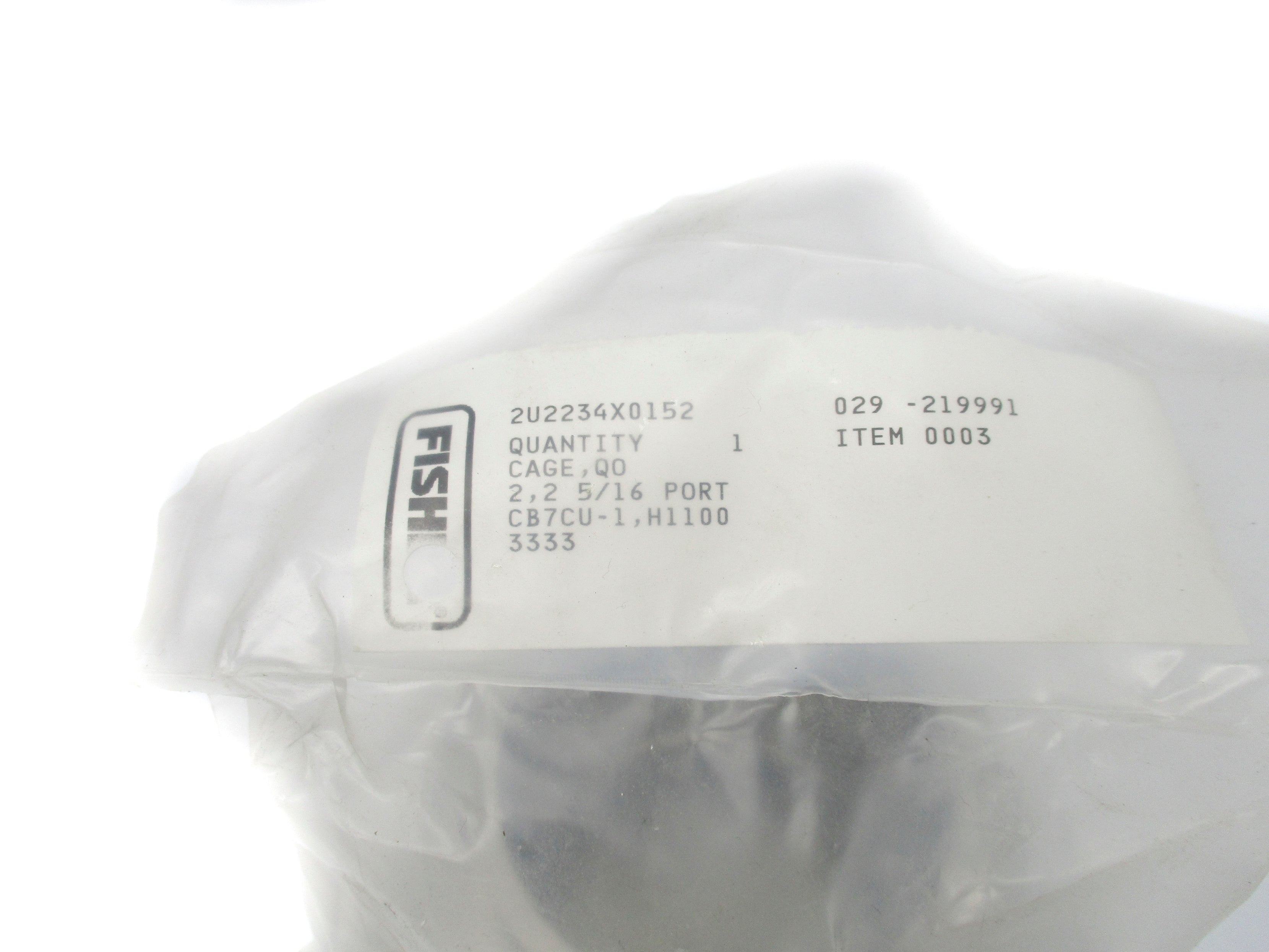 FISHER CONTROLS 2U2234X0152 NSMP