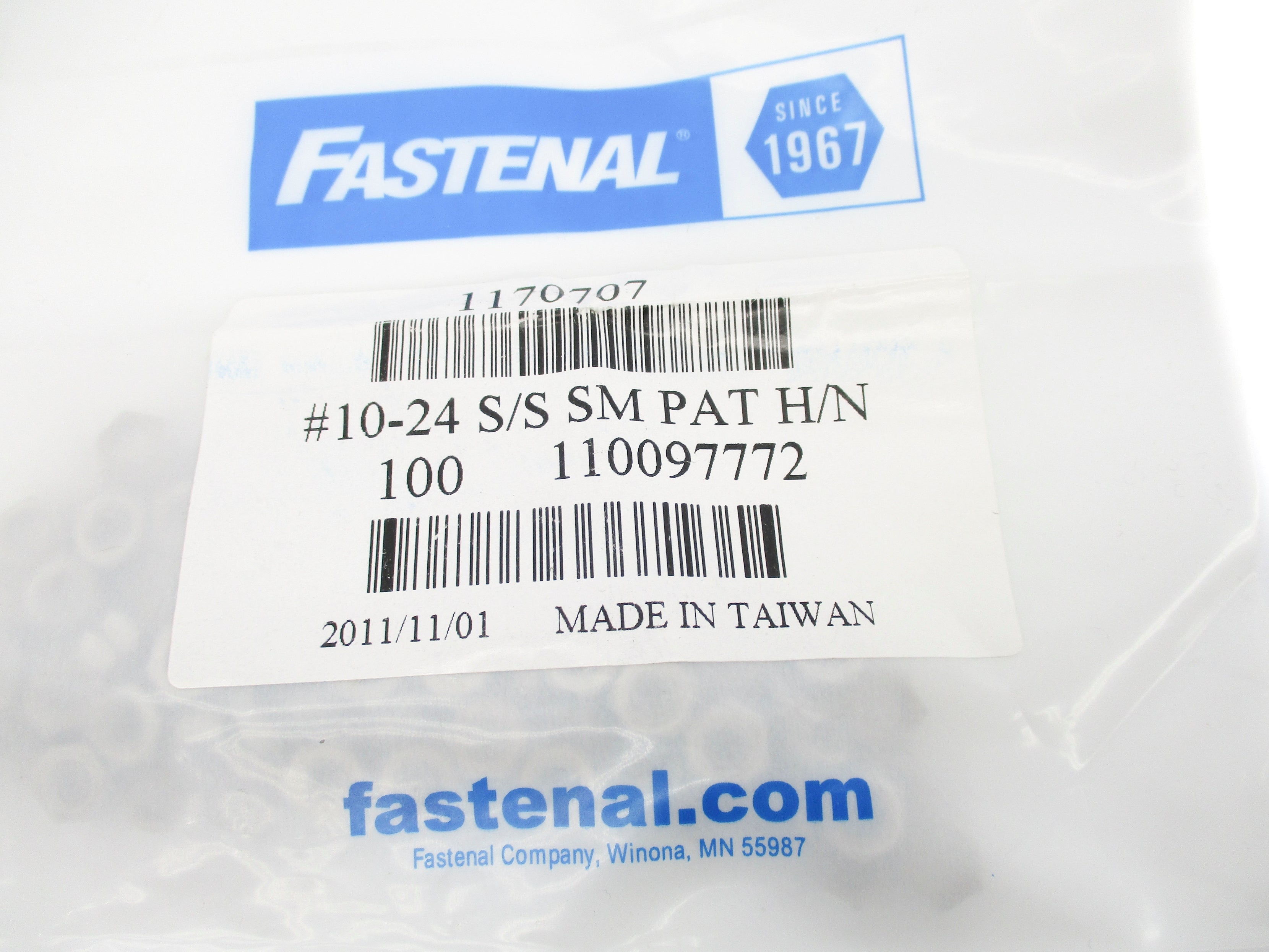 FASTENAL 1170707 (PKG OF 100) NSMP