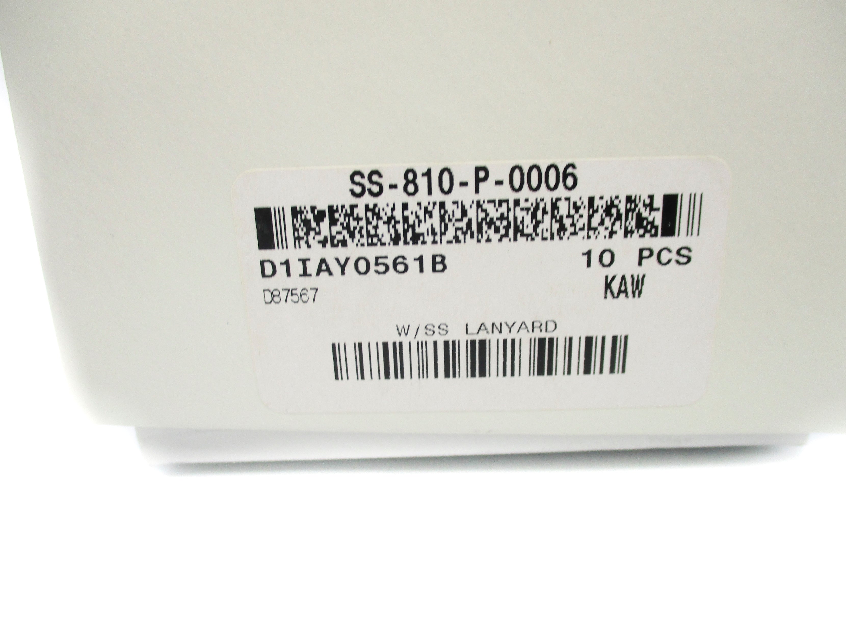 SWAGELOK SS-810-P-0006 (PKG OF 10) NSMP