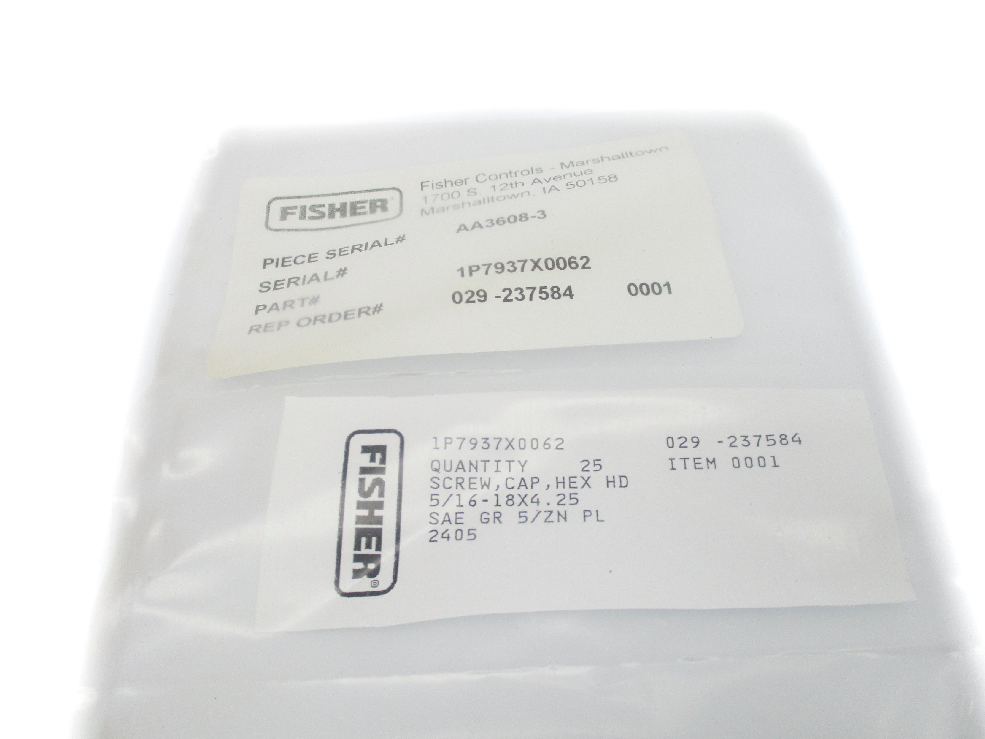 FISHER CONTROLS 1P7937X0062 NSMP