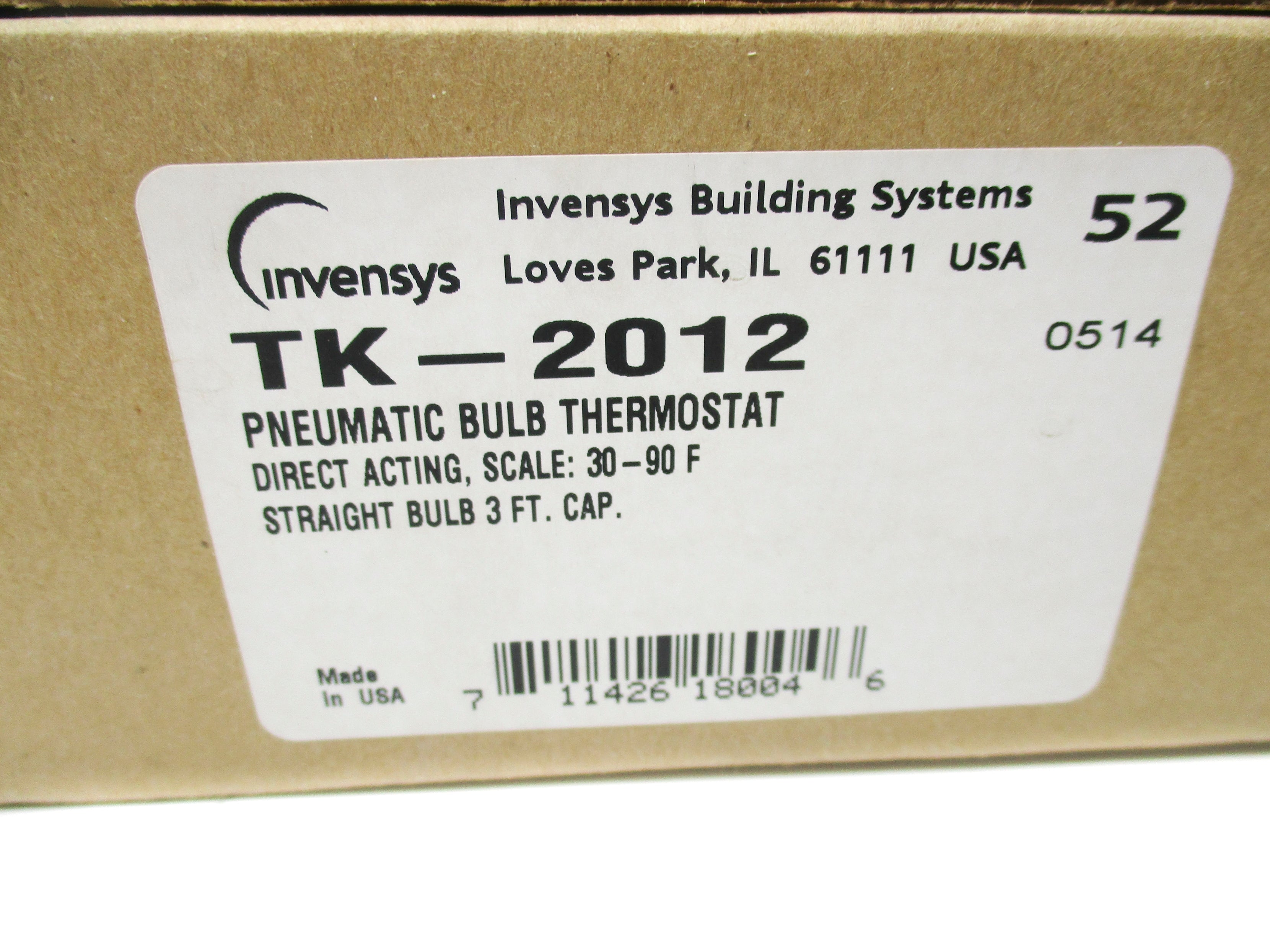 INVENSYS TK-2012 NSMP