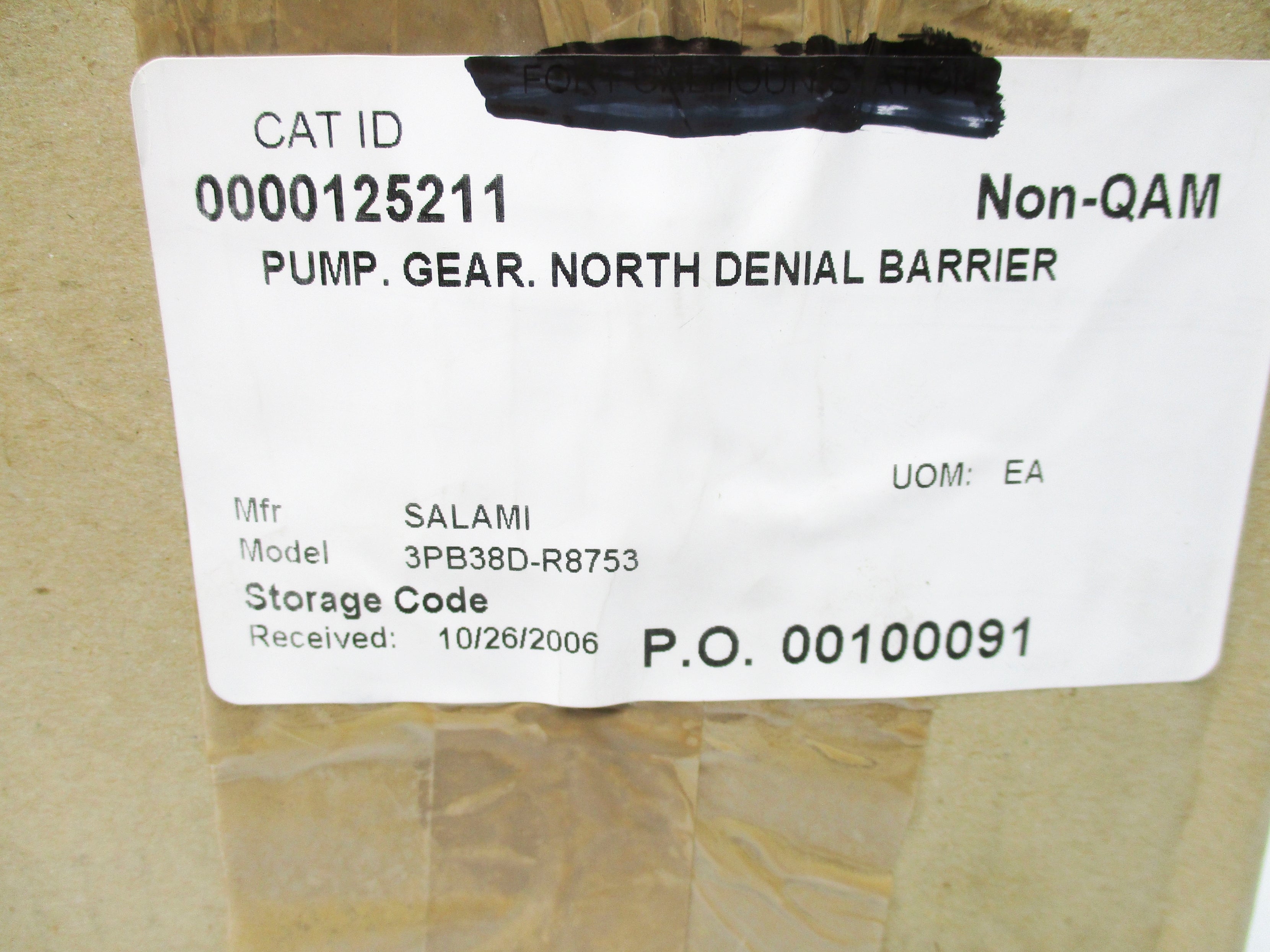 SALAMI 3PB38D-R87S3 NSMP