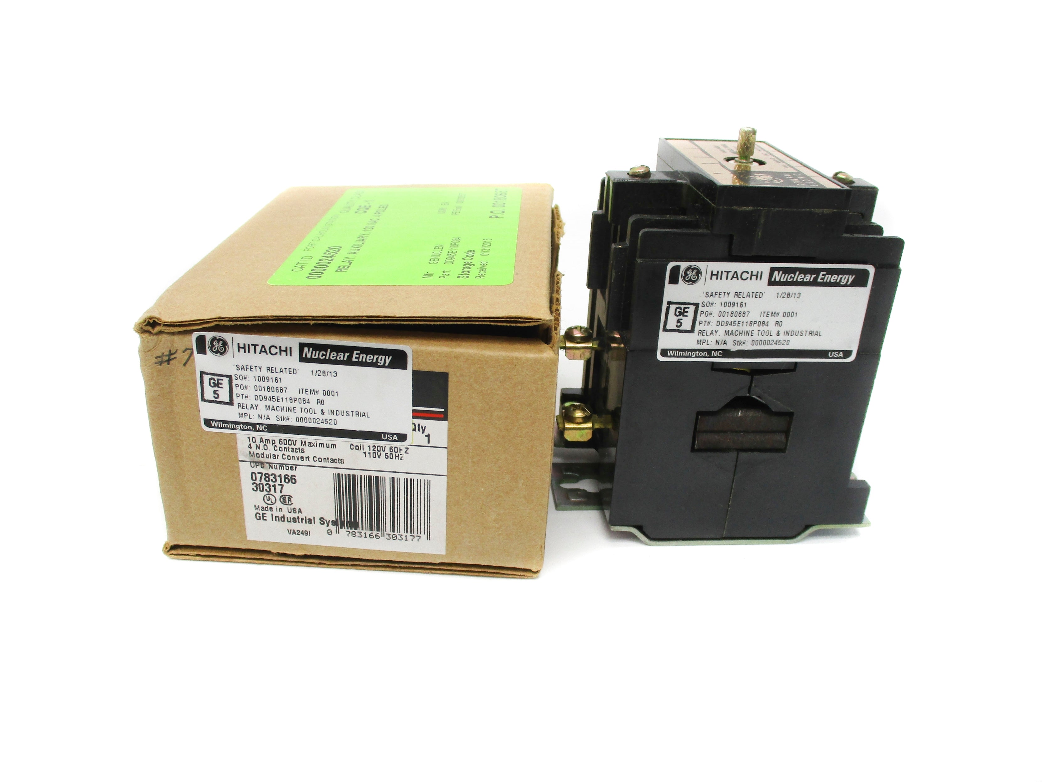 GENERAL ELECTRIC DD945E118P084 10A 110/120V NSMP