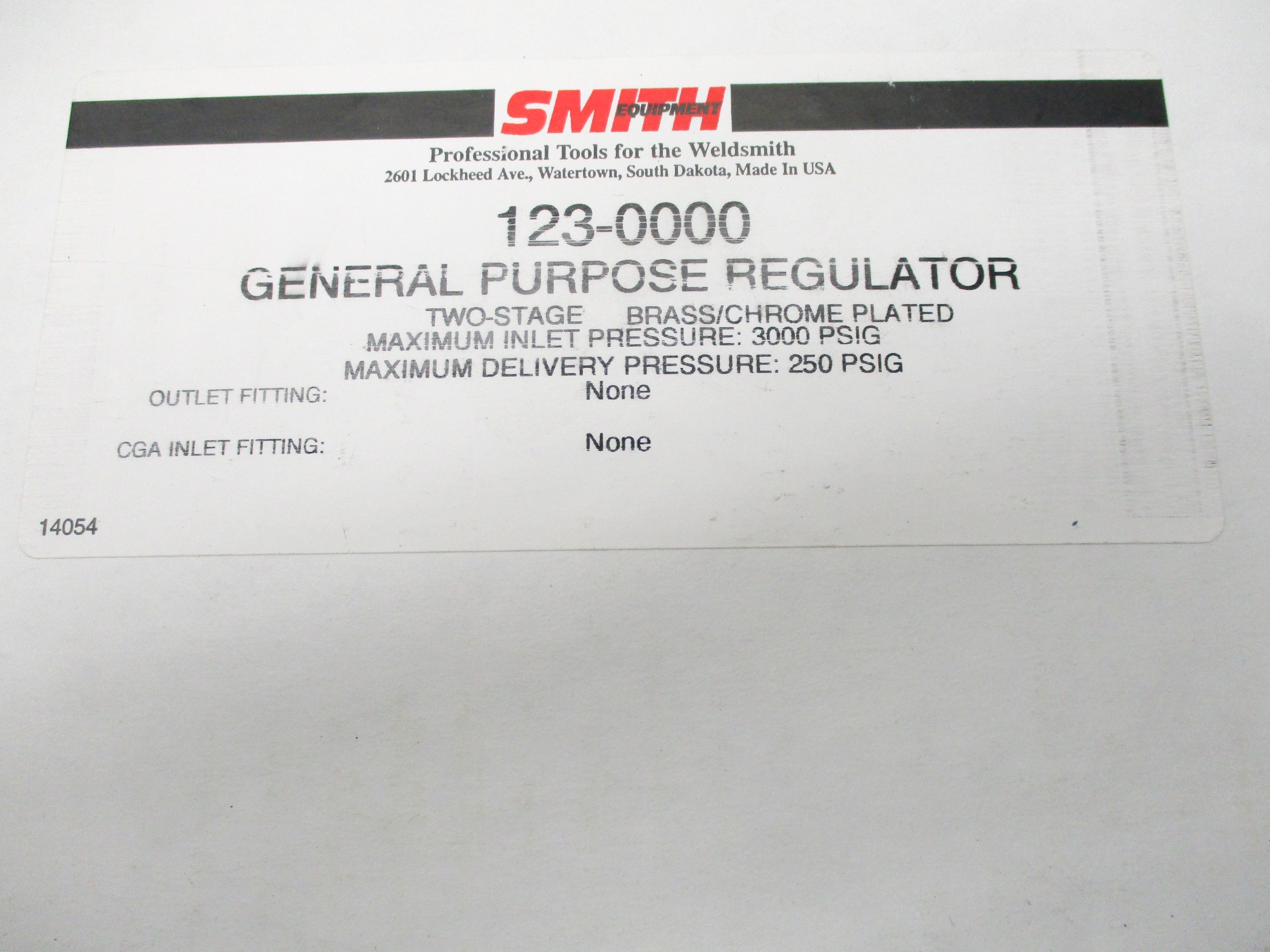 SMITH 123-0000 NSMP