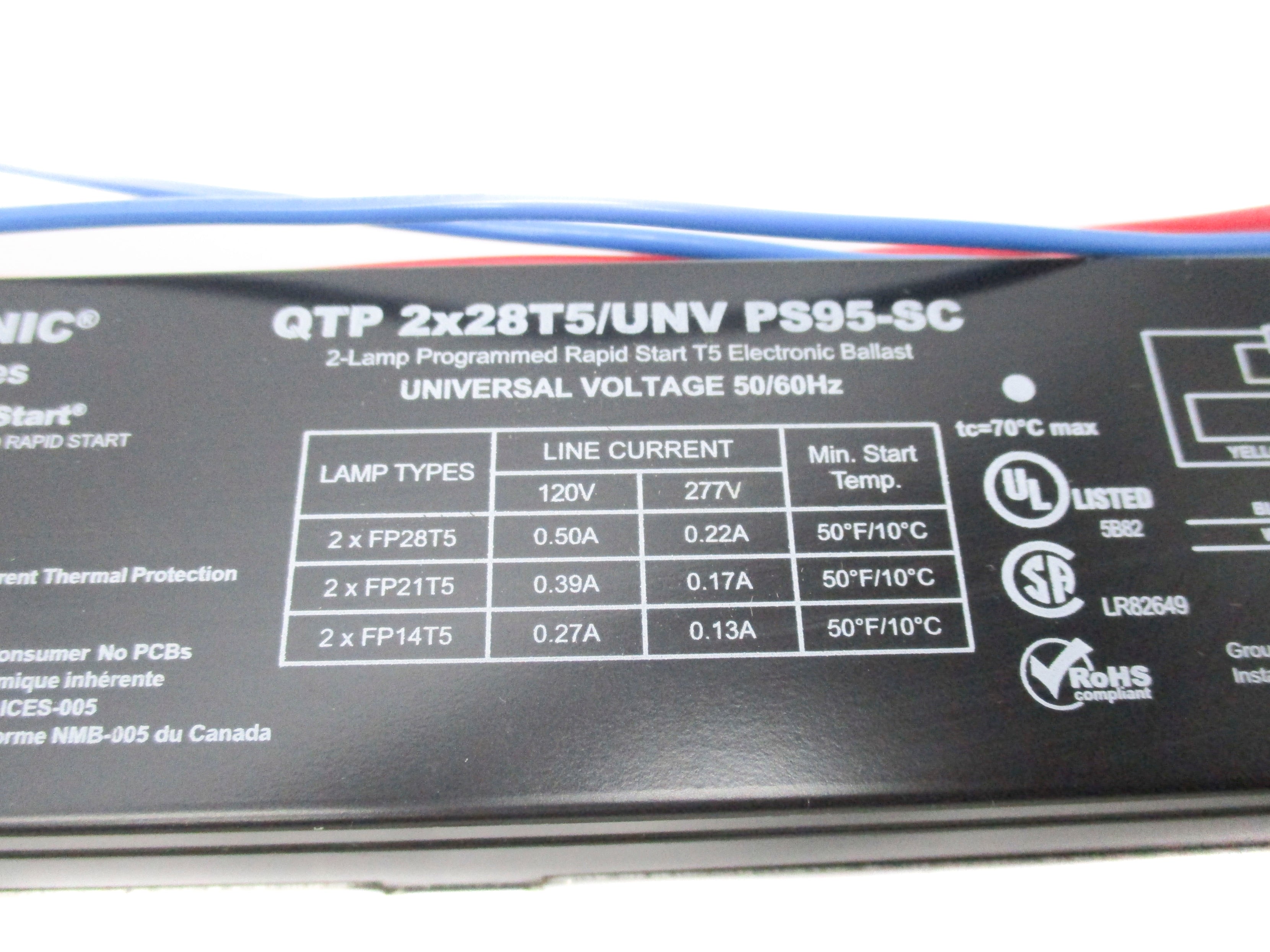 SYLVANIA QTP2X28T5/UNVPS95-SC NSNP