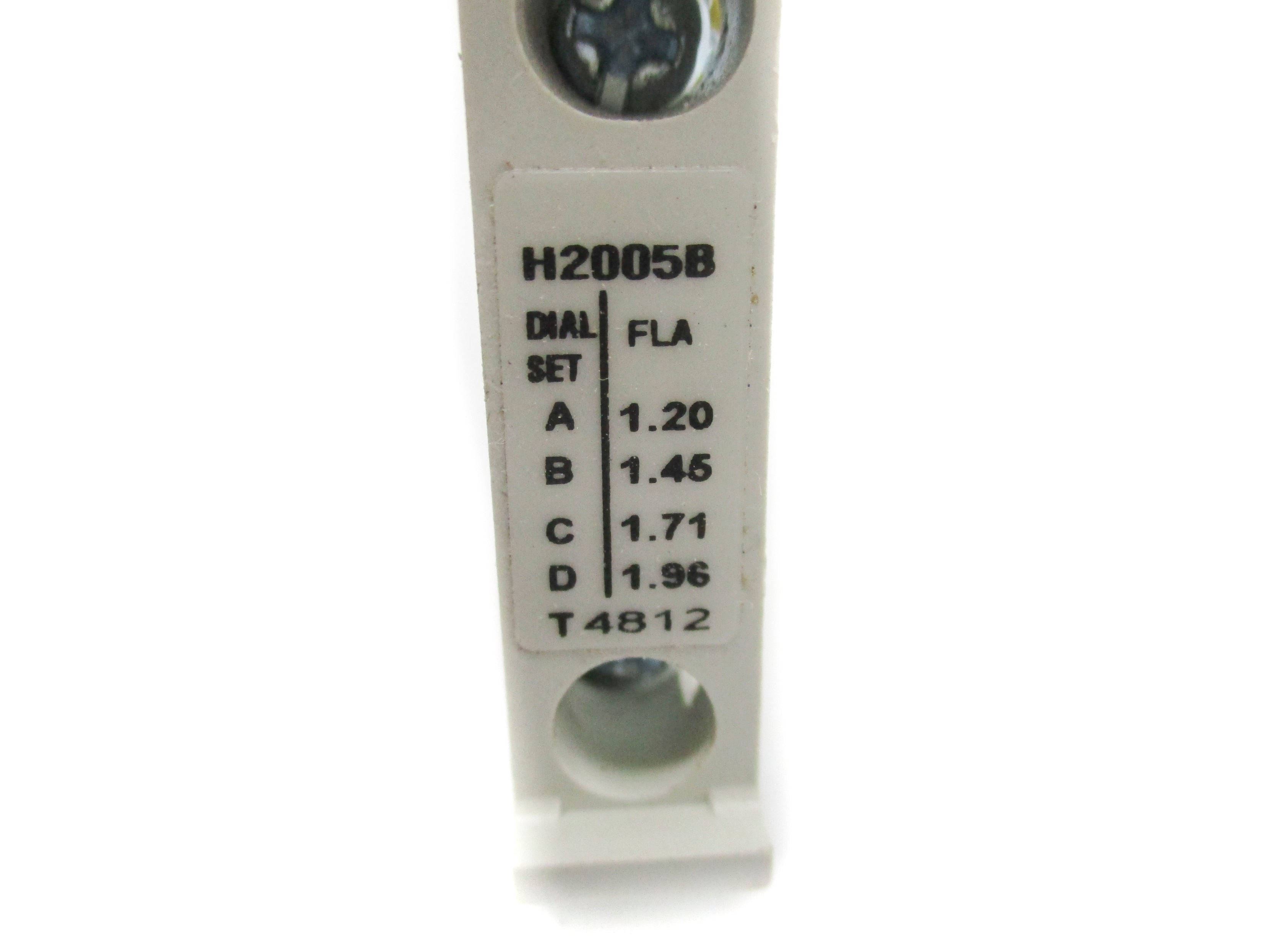 CUTLER HAMMER H2005B 1.20-1.96A NSNP