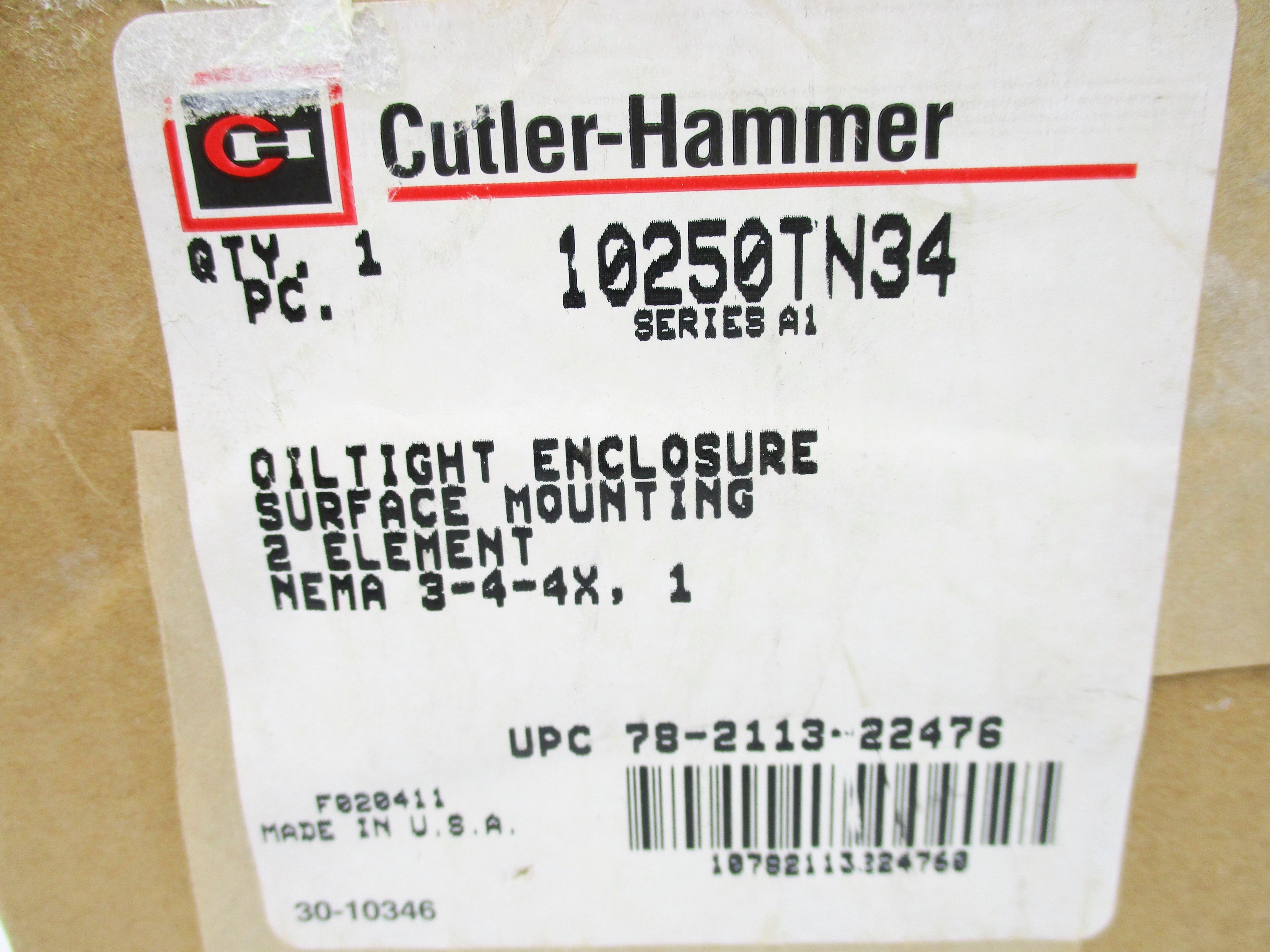 CUTLER HAMMER 10250TN34 SER. A1 NSFS