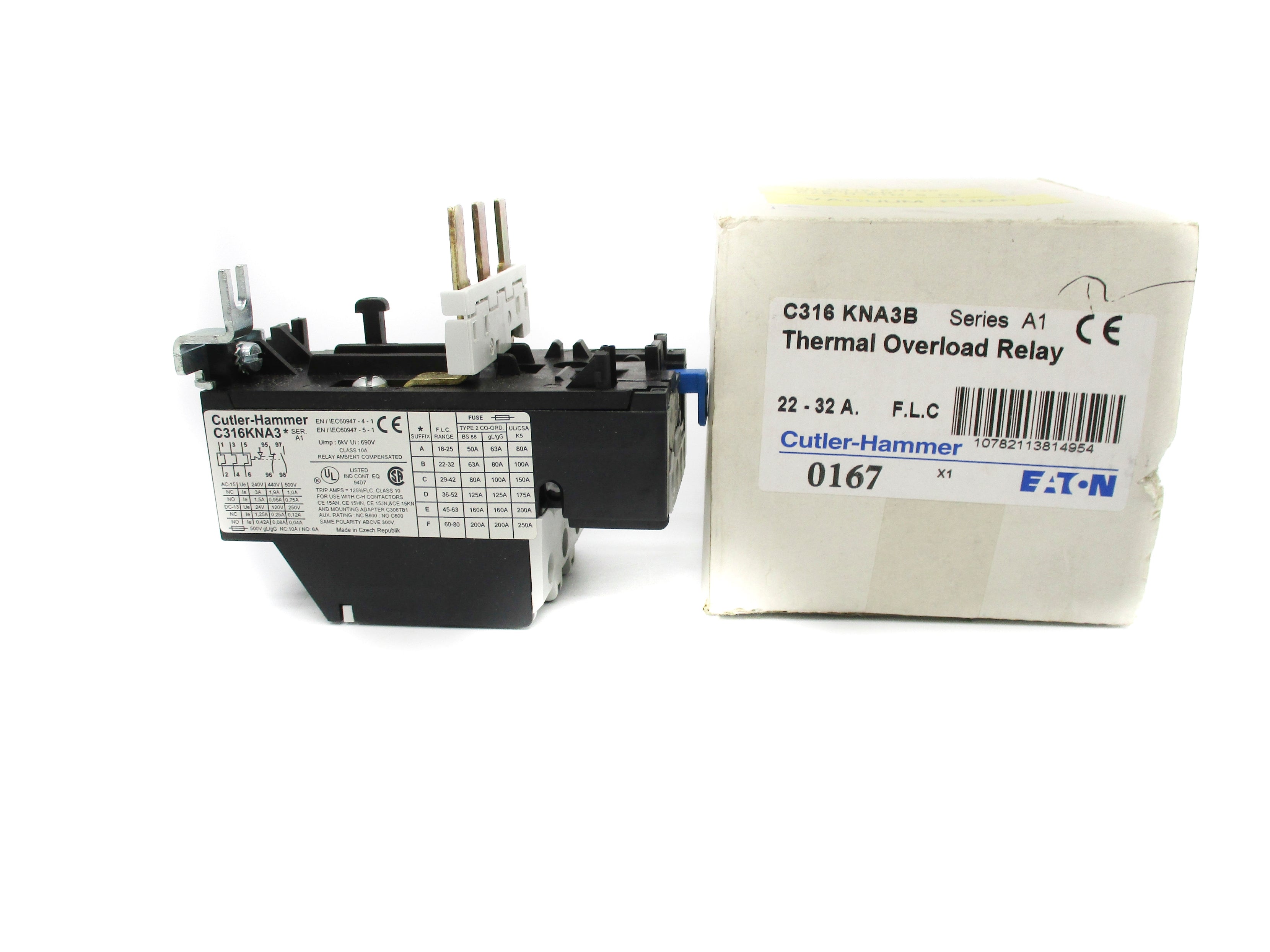 CUTLER HAMMER C316KNA3B SER. A1 22-32A 690V NSMP