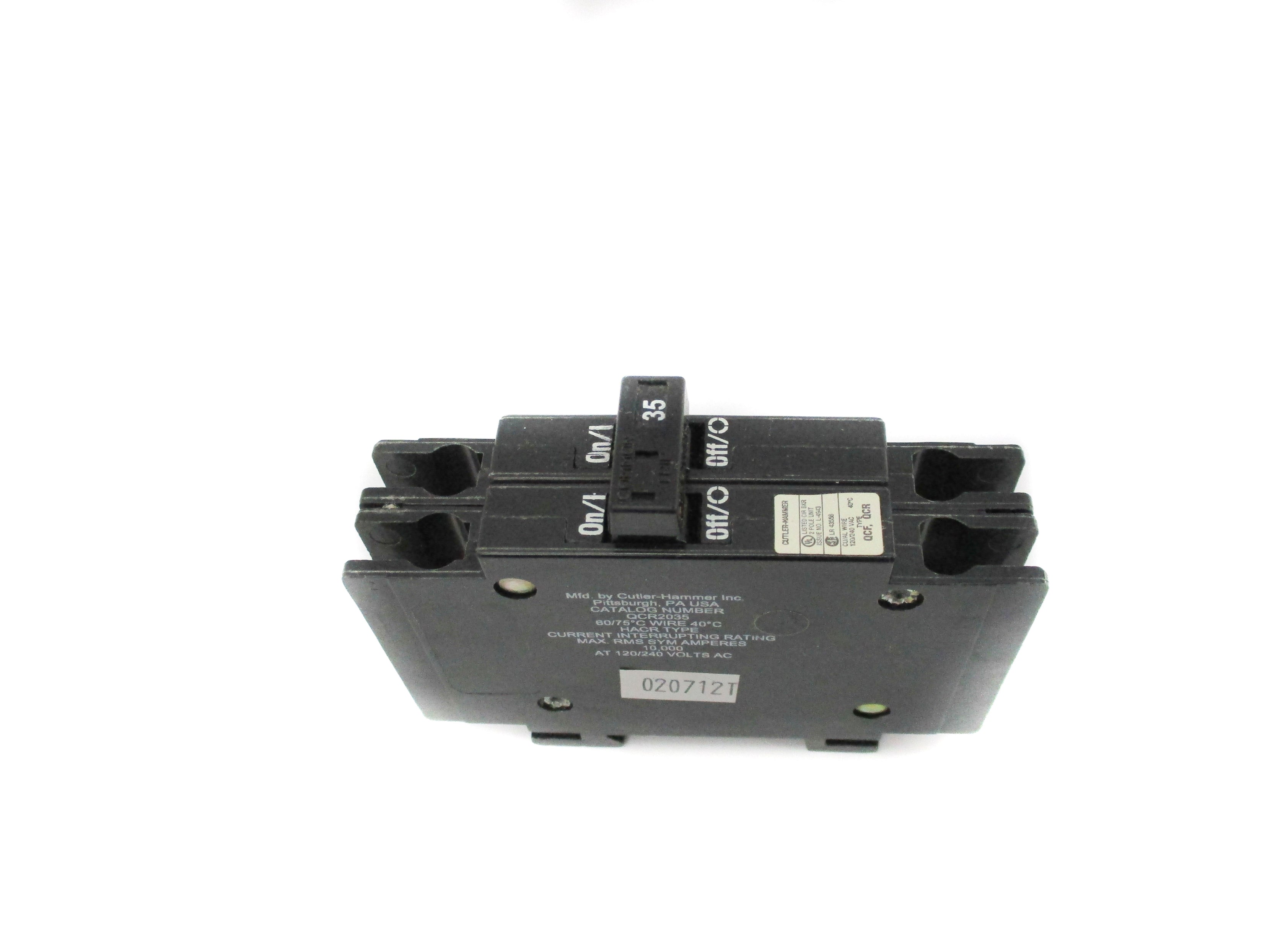 CUTLER HAMMER QCR2035 35A 240VAC NSMP