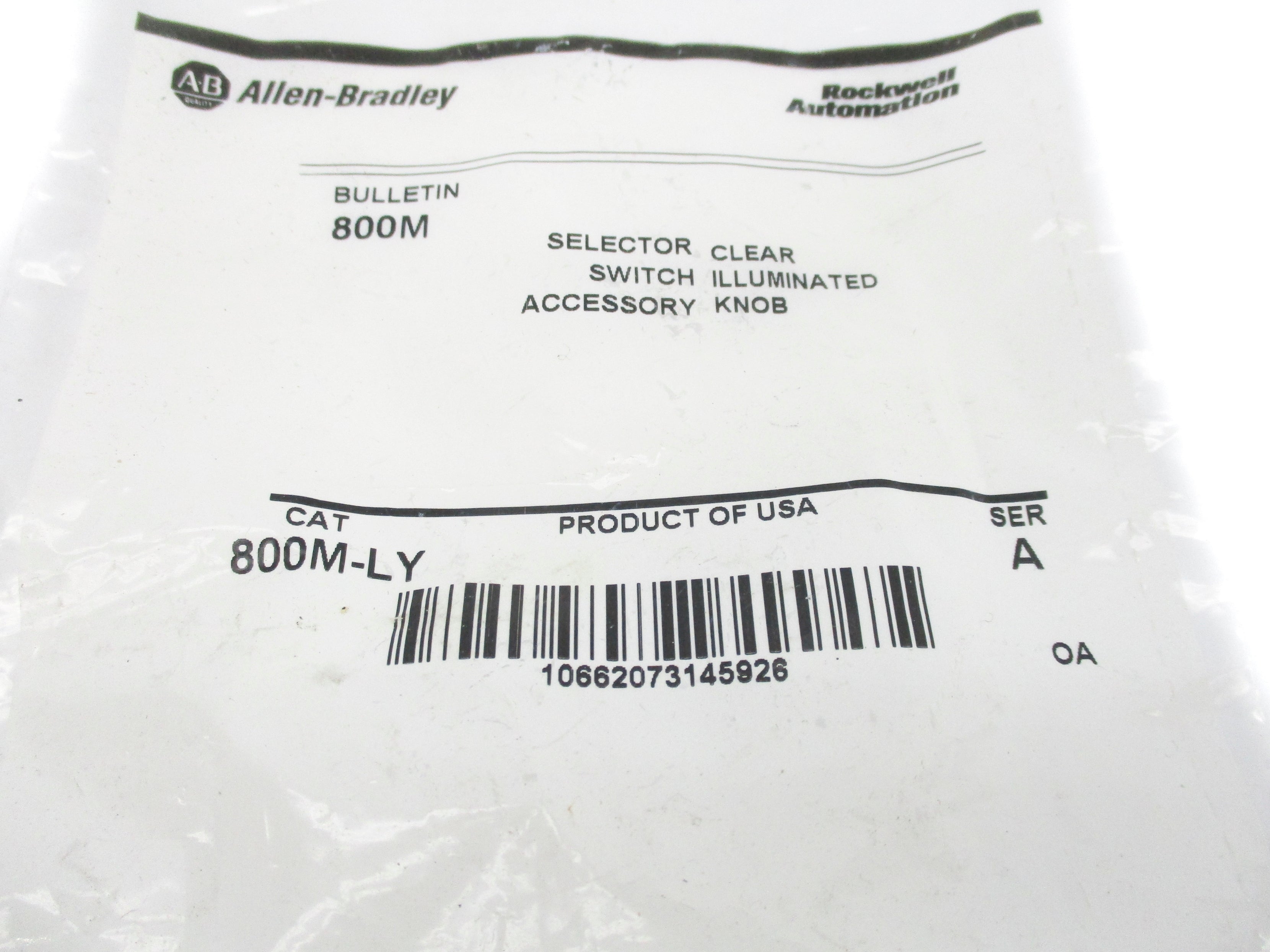 ALLEN BRADLEY 800M-LY SER. A NSMP