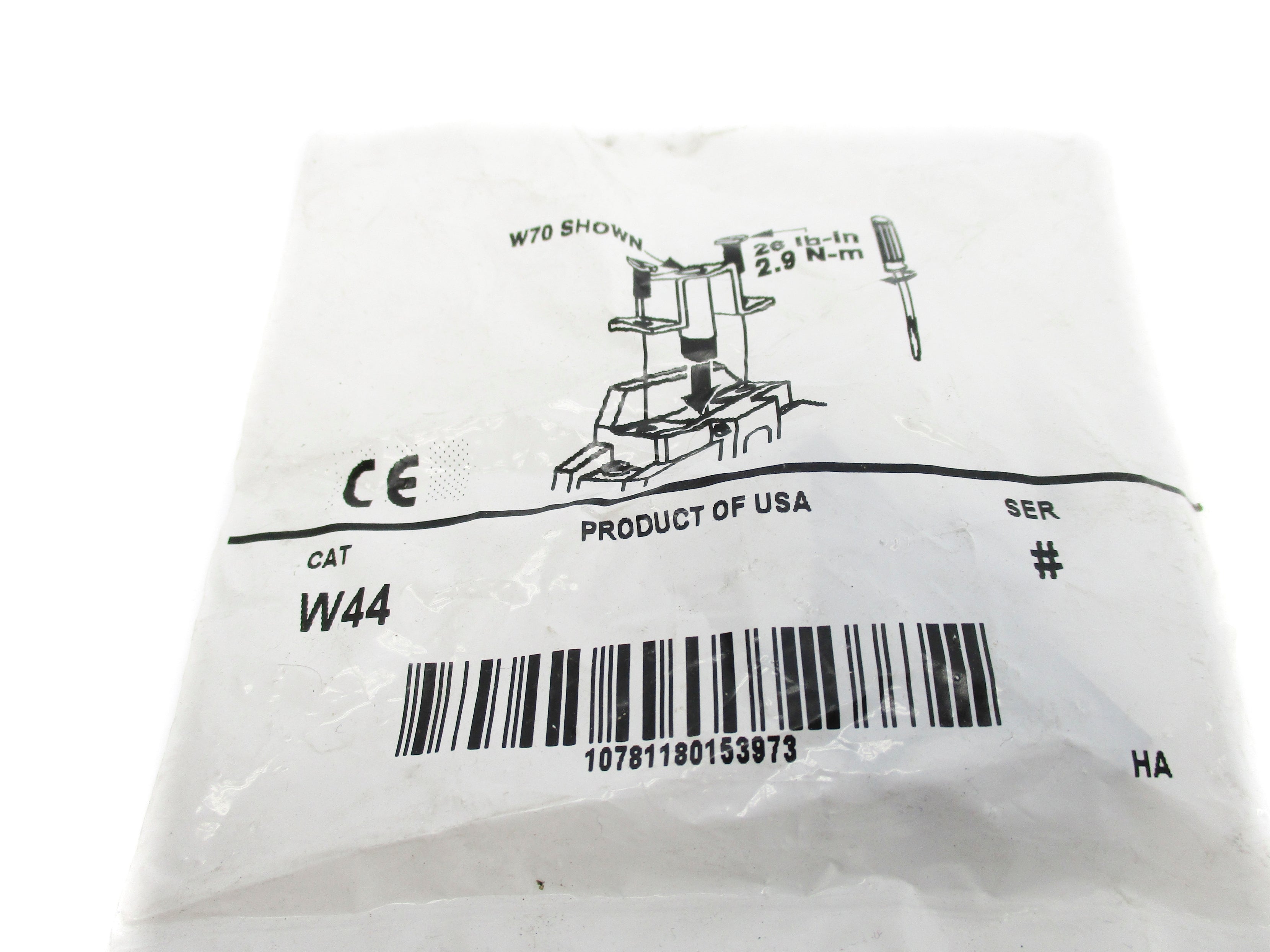 ALLEN BRADLEY W44 SER. # NSMP
