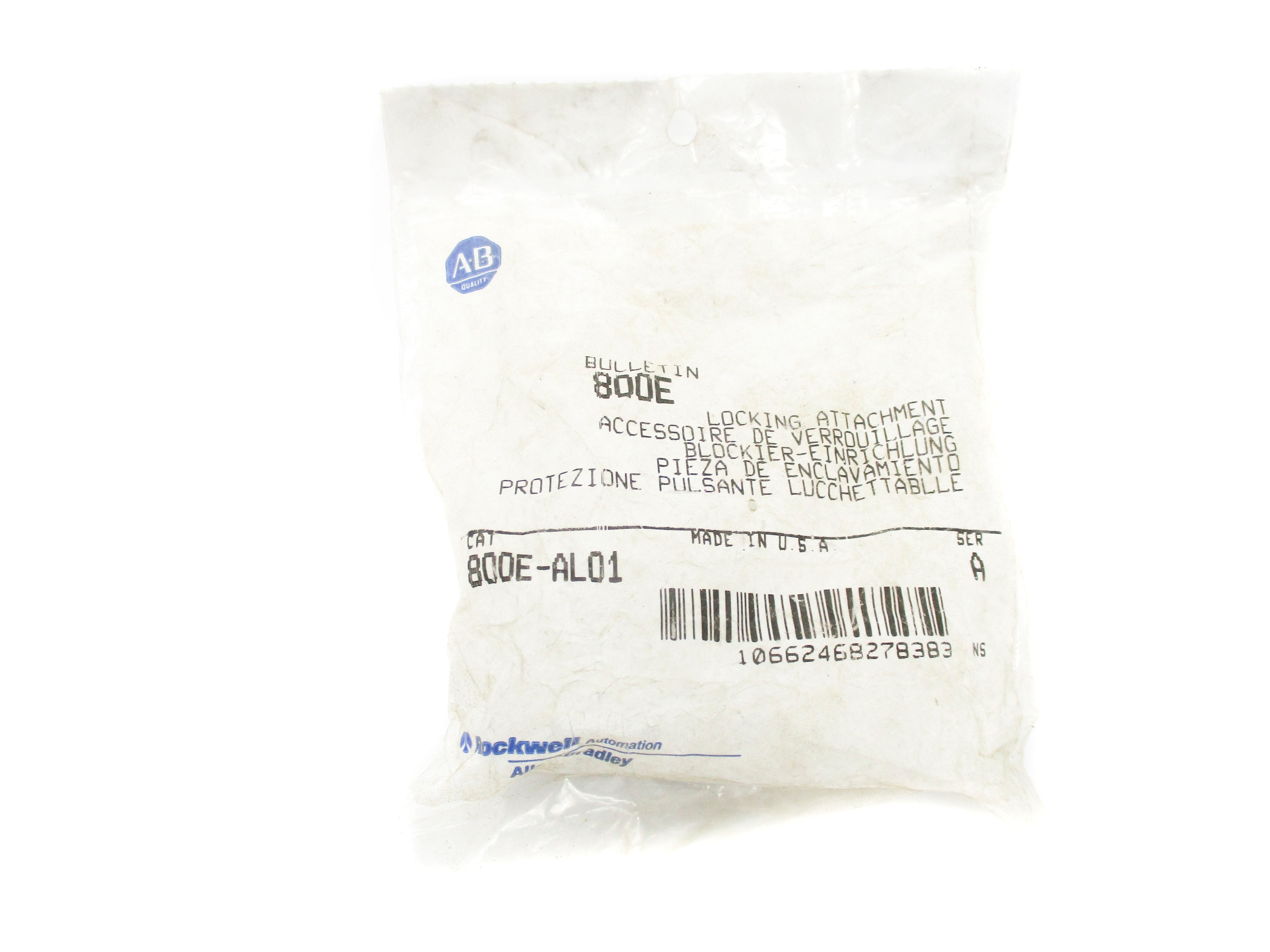 ALLEN BRADLEY 800E-AL01 SER. A NSMP