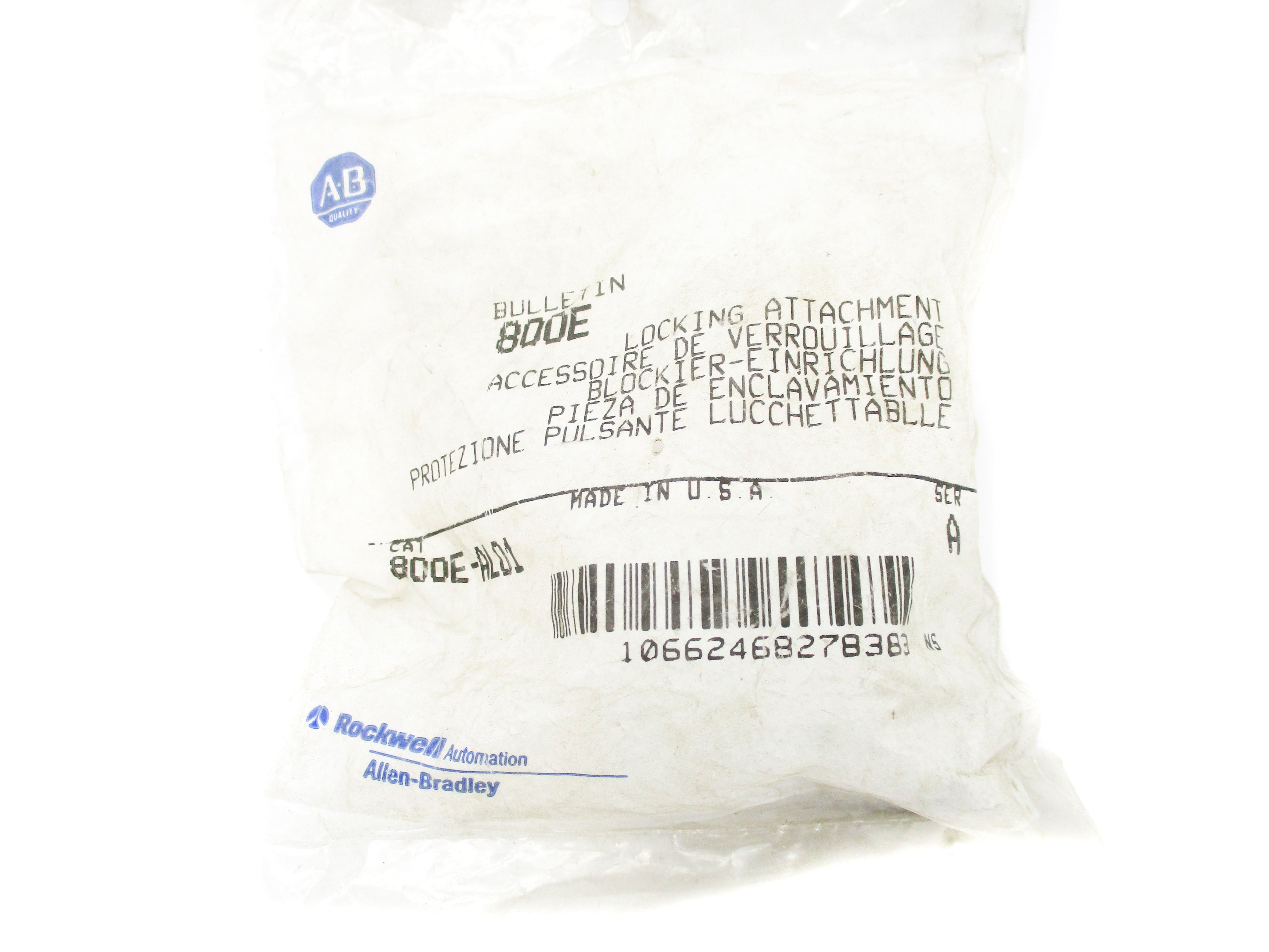 ALLEN BRADLEY 800E-AL01 SER. A NSMP