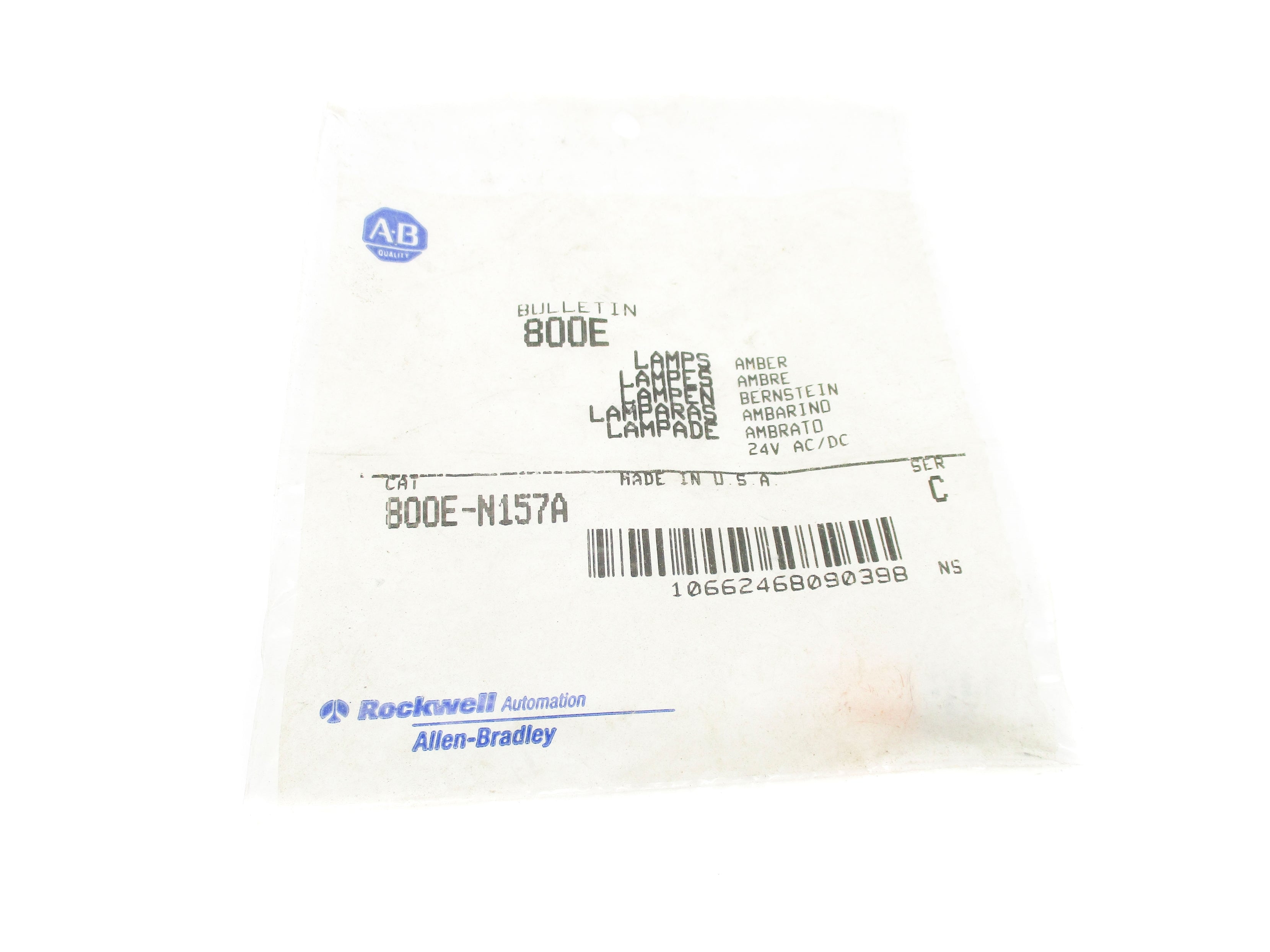 INDUSTRIAL SPARE PART 800E-N157A SER. C NSMP
