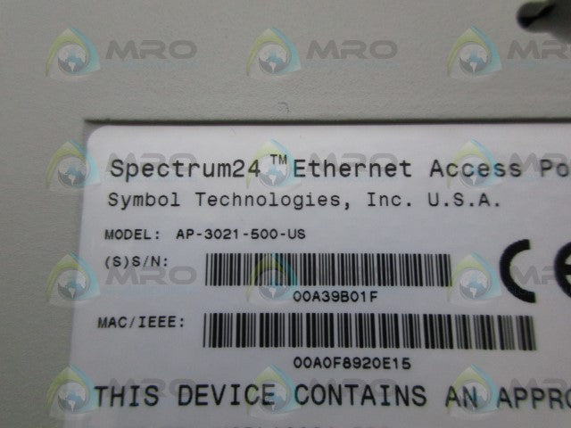 SYMBOL  AP-3021-500-US  SPECTRUM 4 *NEW NO BOX*