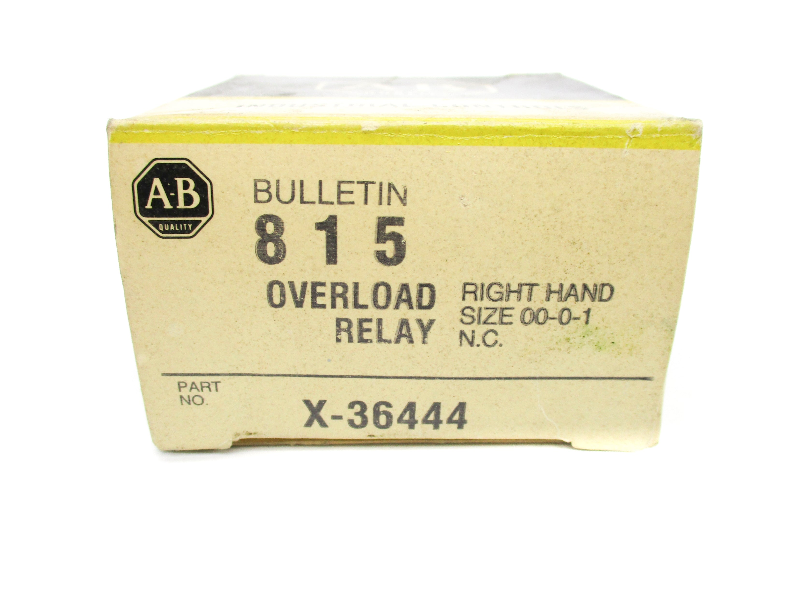 INDUSTRIAL SPARE PART X-36444 (BK/YL) NSMP