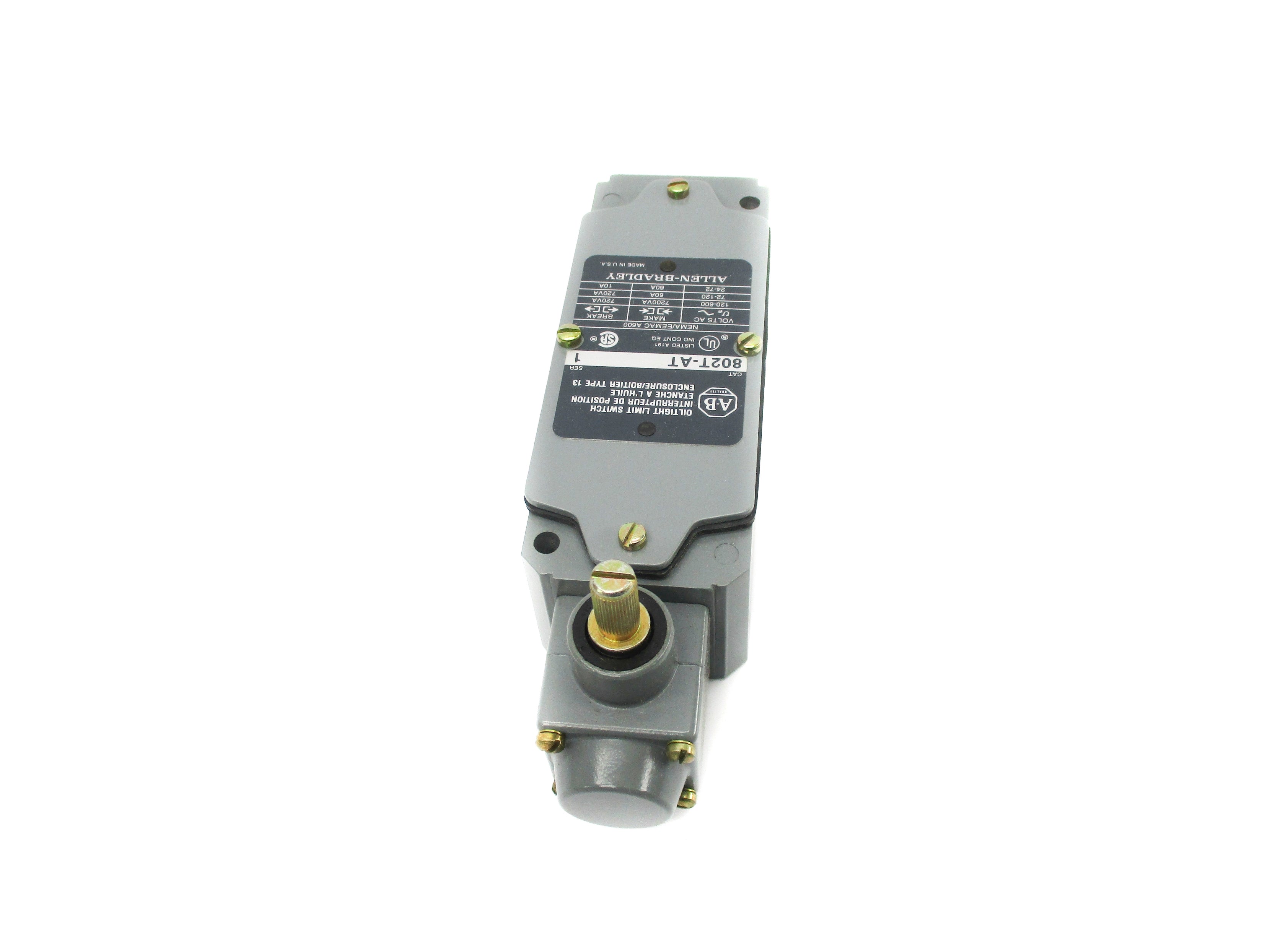 INDUSTRIAL SPARE PART 802T-AT SER. 1 120-600VAC 60A (BK/YL) NSMP