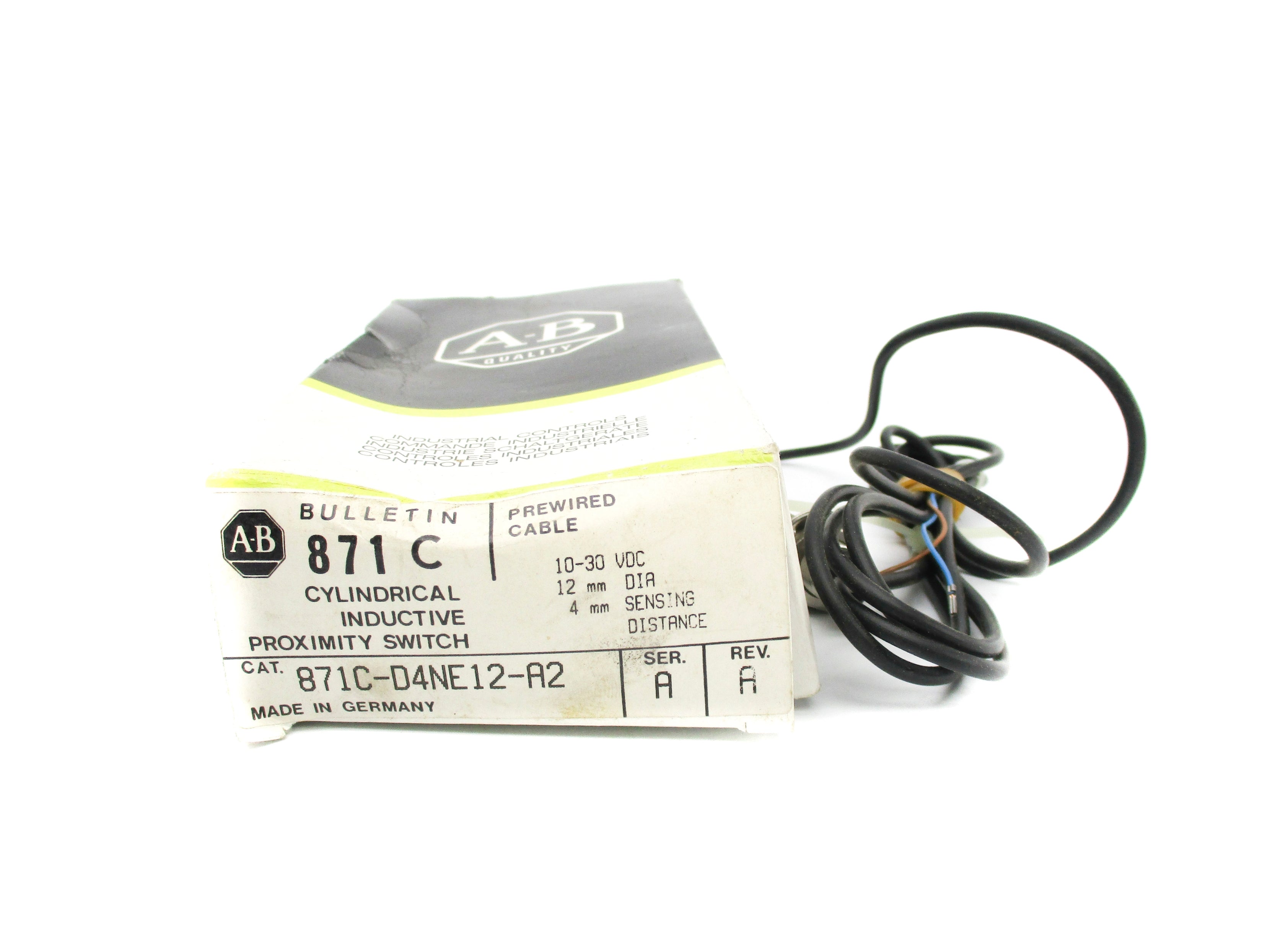 INDUSTRIAL SPARE PART 871C-D4NE12-A2 SER. A (BK/YL) NSMP