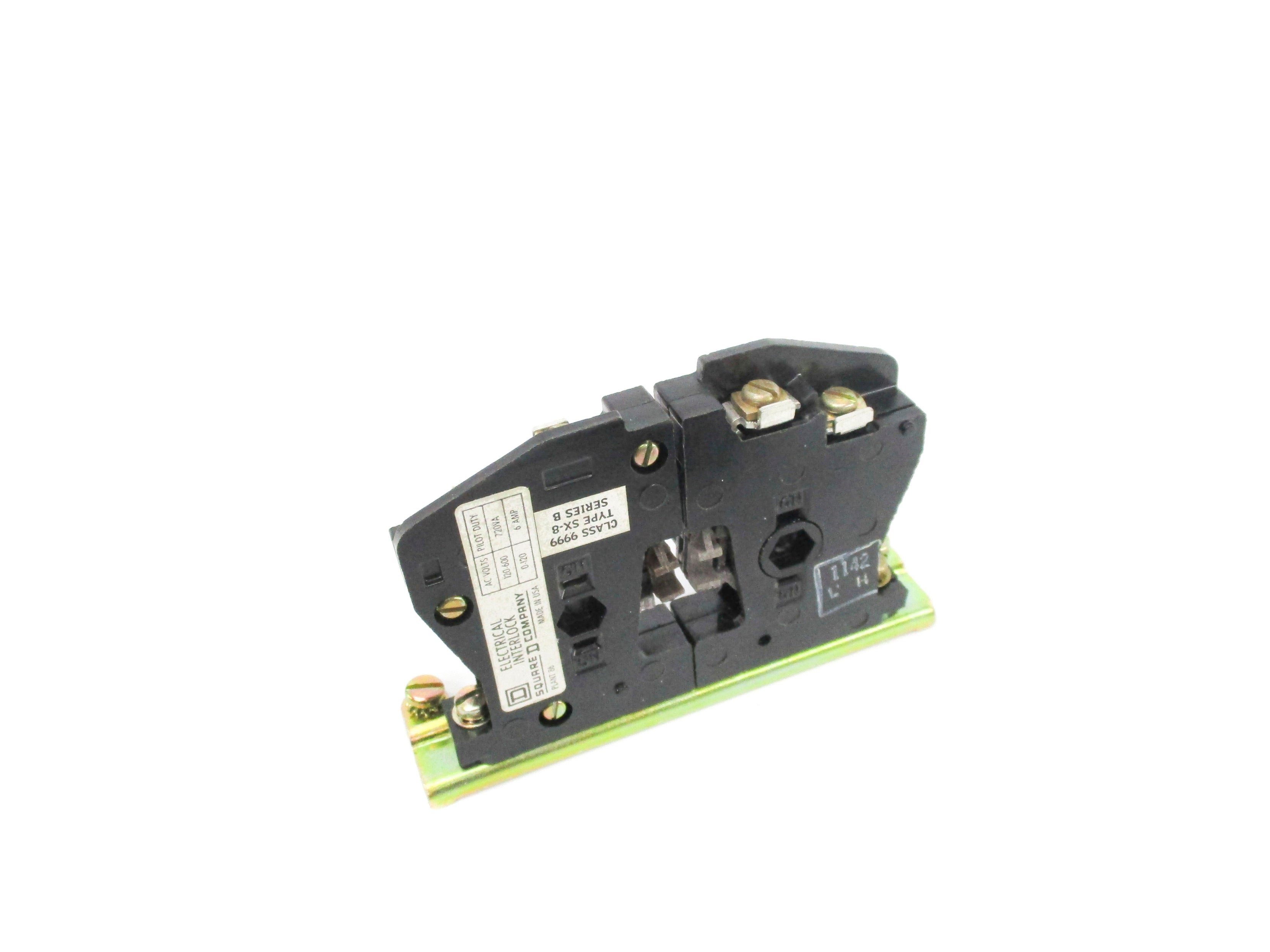 SQUARE D 9999SX8 SER. B 600VAC 6A NSNP