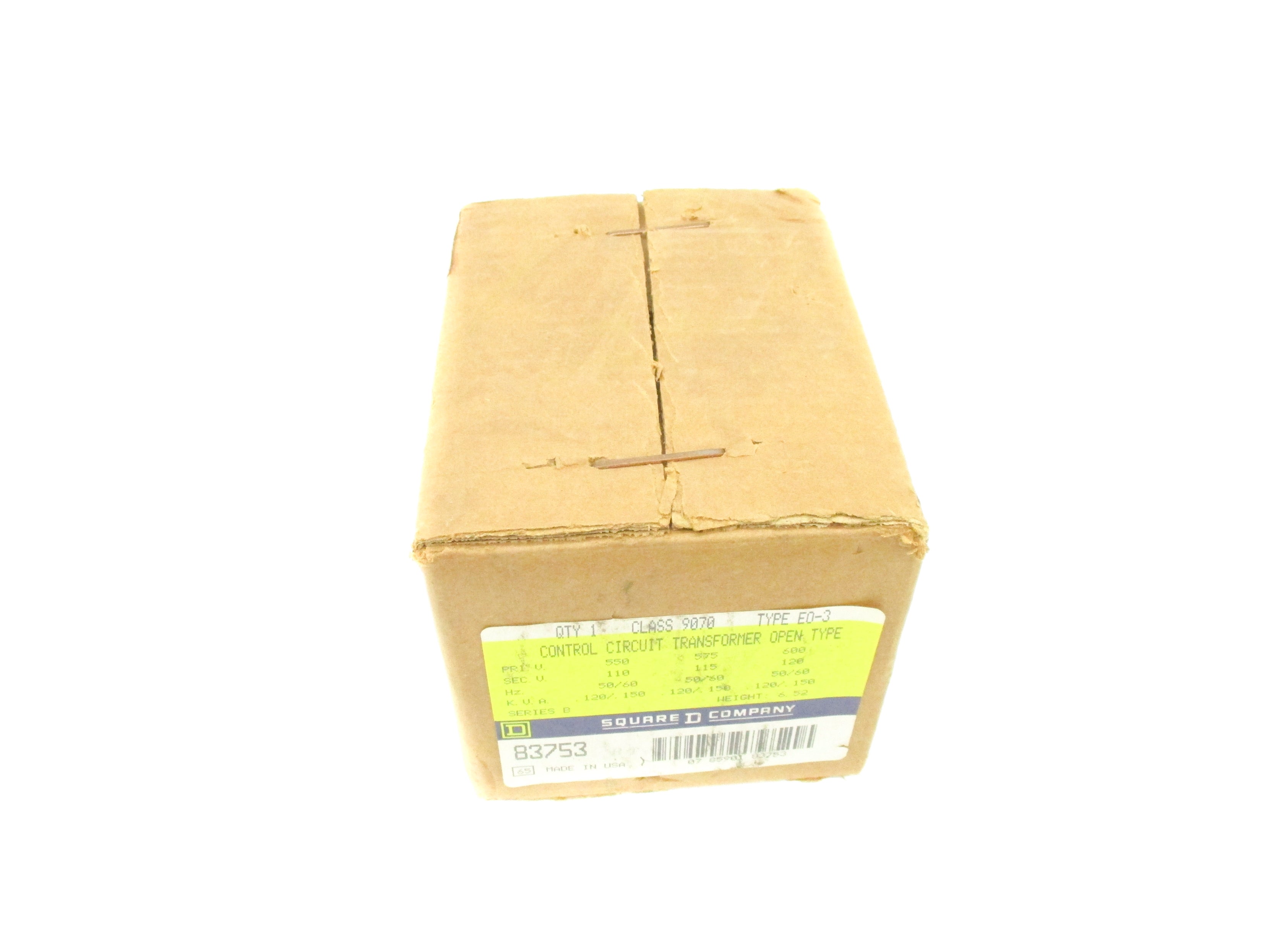 SQUARE D 9070EO3 SER. B NSFS