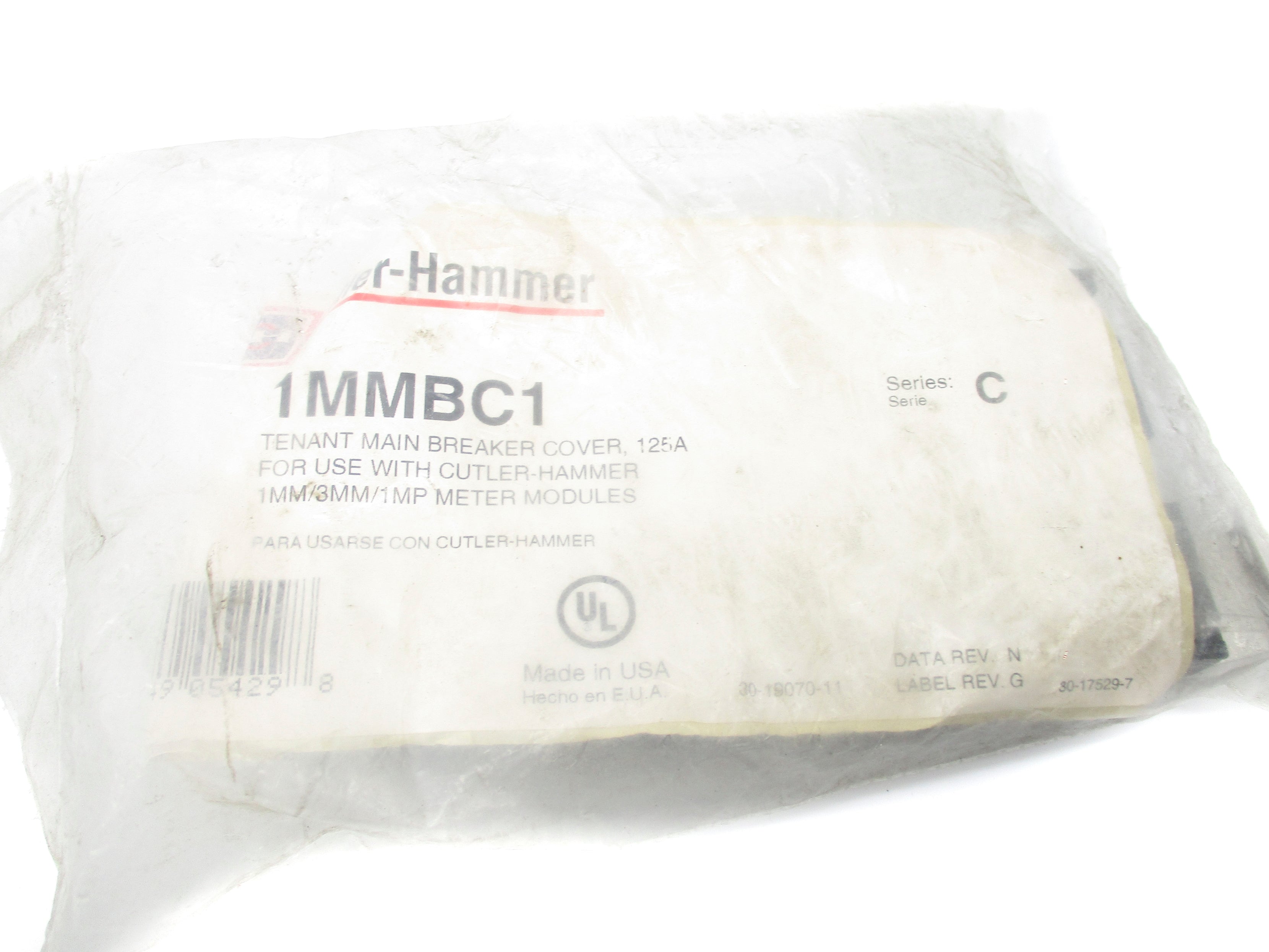 CUTLER HAMMER 1MMBC1 SER. C NSMP