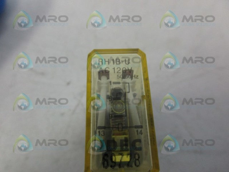 IDEC RH1B-U RELAY 120VAC  UNMP