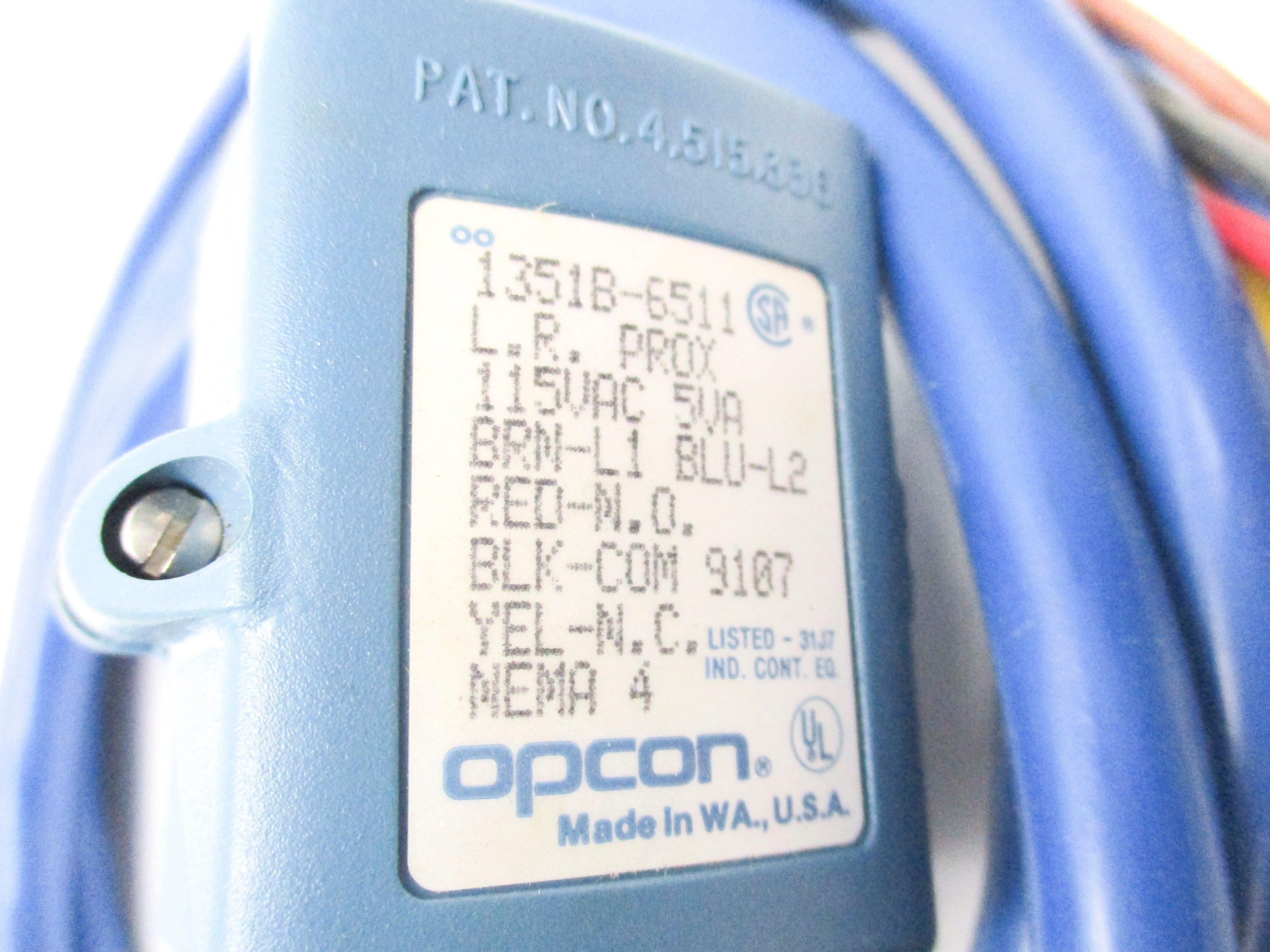OPCON 1351B-6511 115VAC NSNP