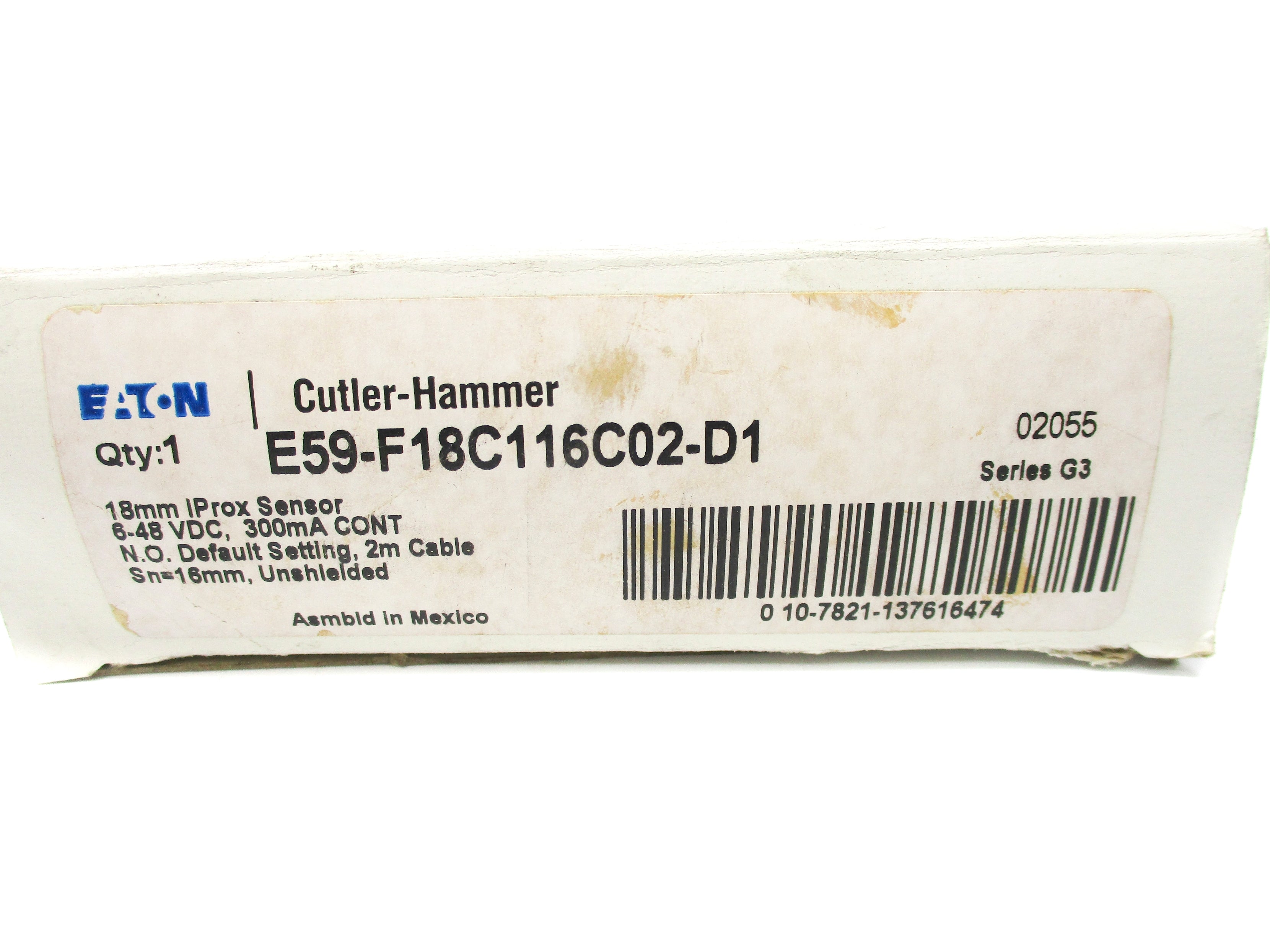 CUTLER HAMMER E59-F18C116C02-D1 SER. G3 NSMP