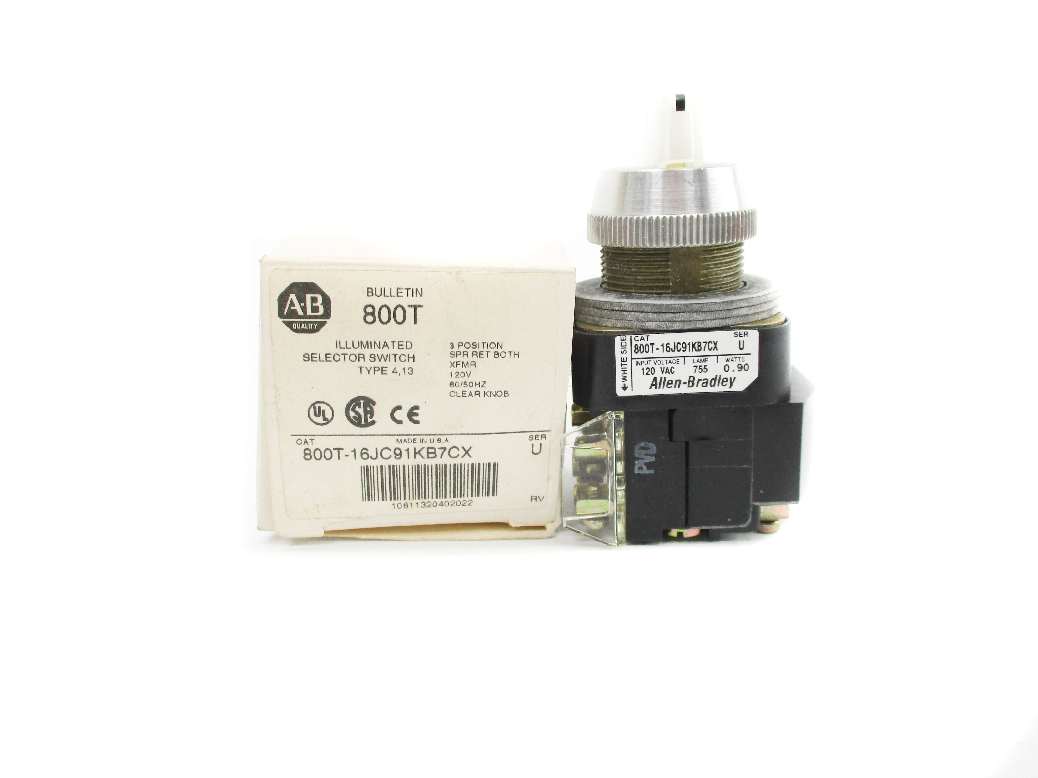 INDUSTRIAL SPARE PART 800T-16JC91KB7CX SER. U (WH) NSMP