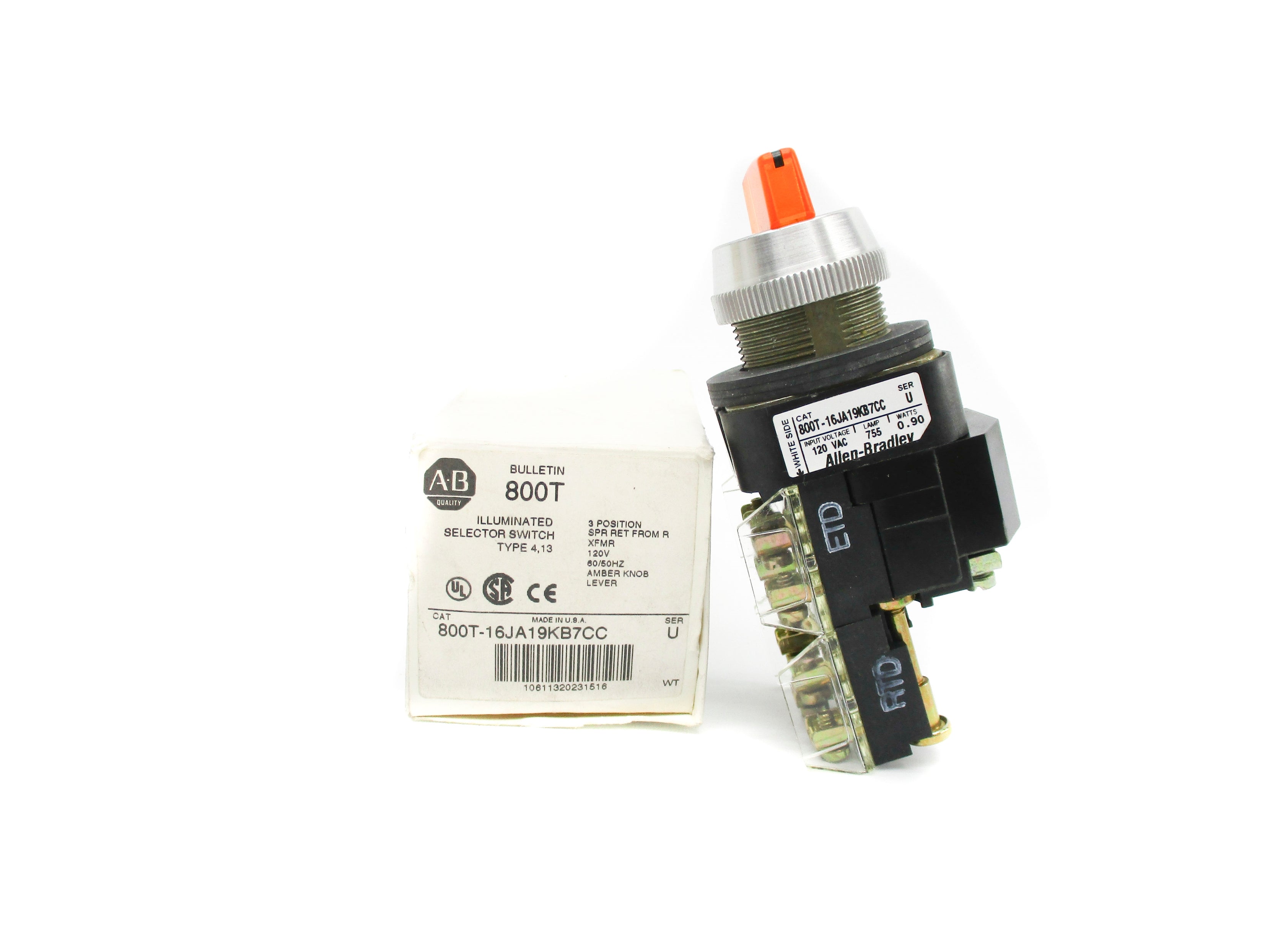 INDUSTRIAL SPARE PART 800T-16JA19KB7CC SER. U (WH) NSMP
