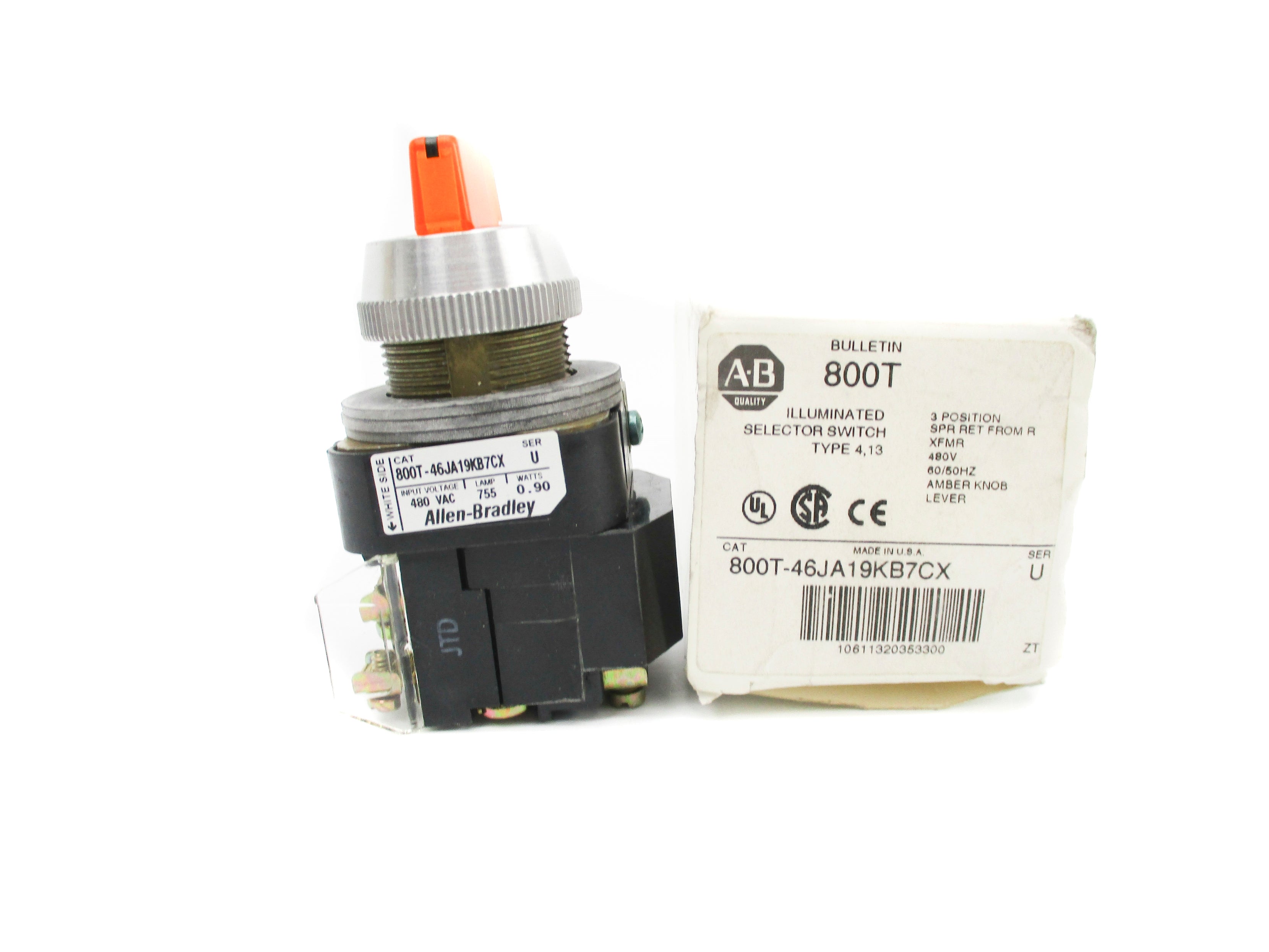 INDUSTRIAL SPARE PART 800T-46JA19KB7CX SER. U (WH) NSMP