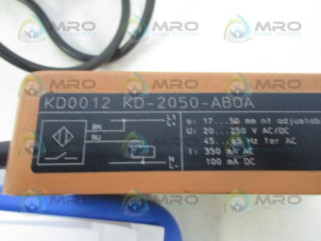 IFM EFECTOR KD0012 CAPACITIVE SENSOR *USED*