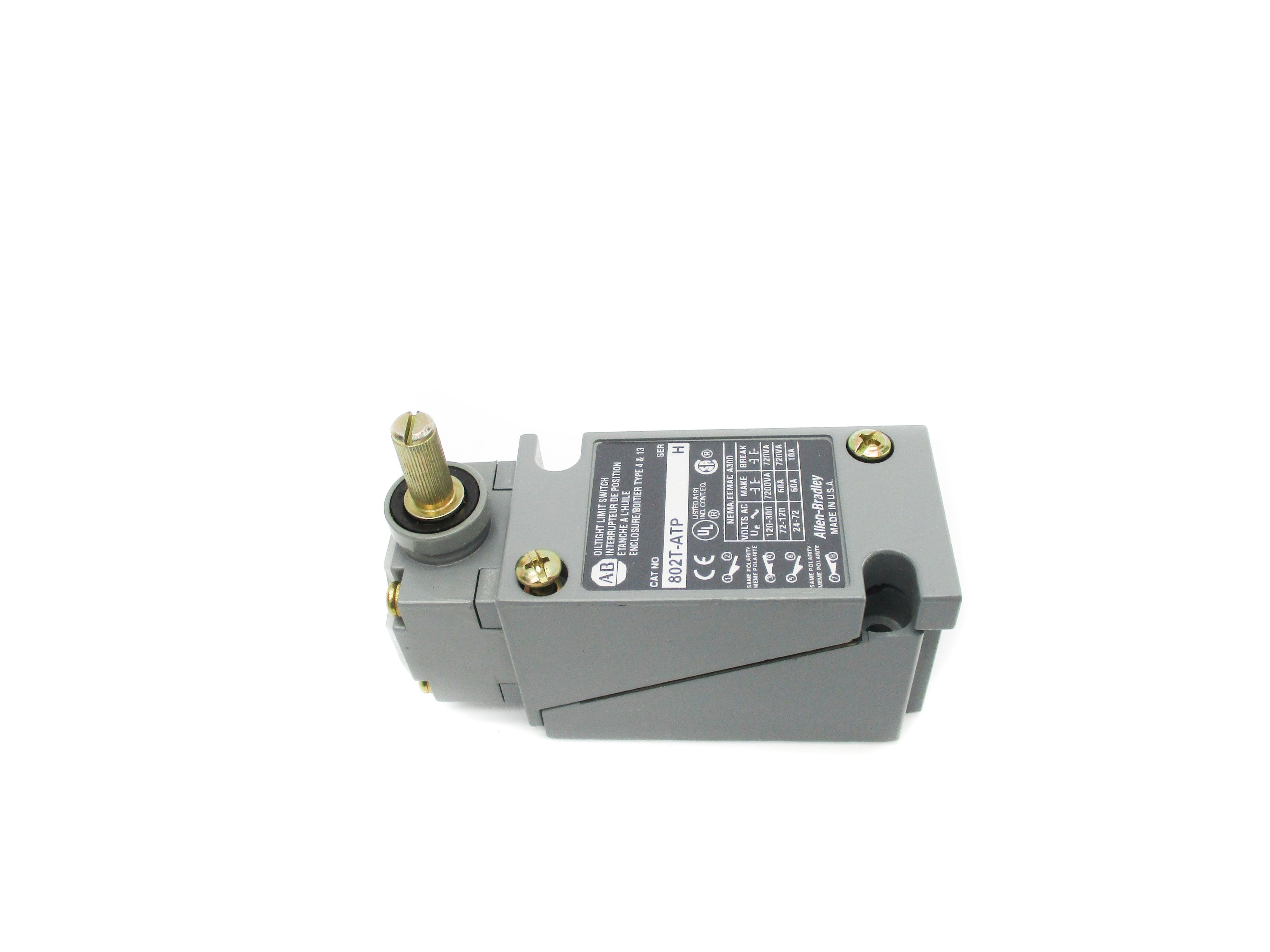 ALLEN BRADLEY 802T-ATP SER. H 120-300VAC 60A (WH) NSMP