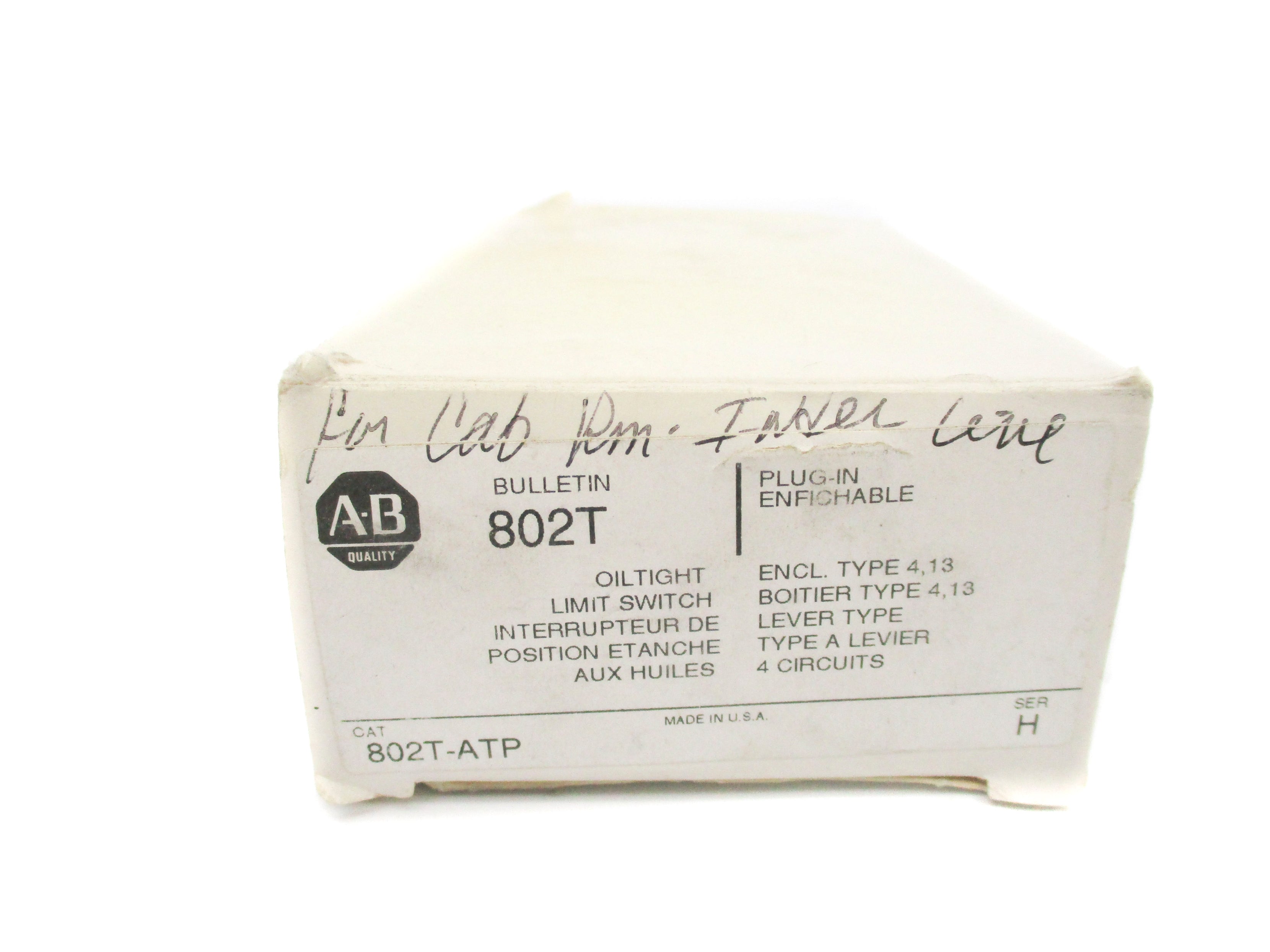 ALLEN BRADLEY 802T-ATP SER. H 120-300VAC 60A (WH) NSMP