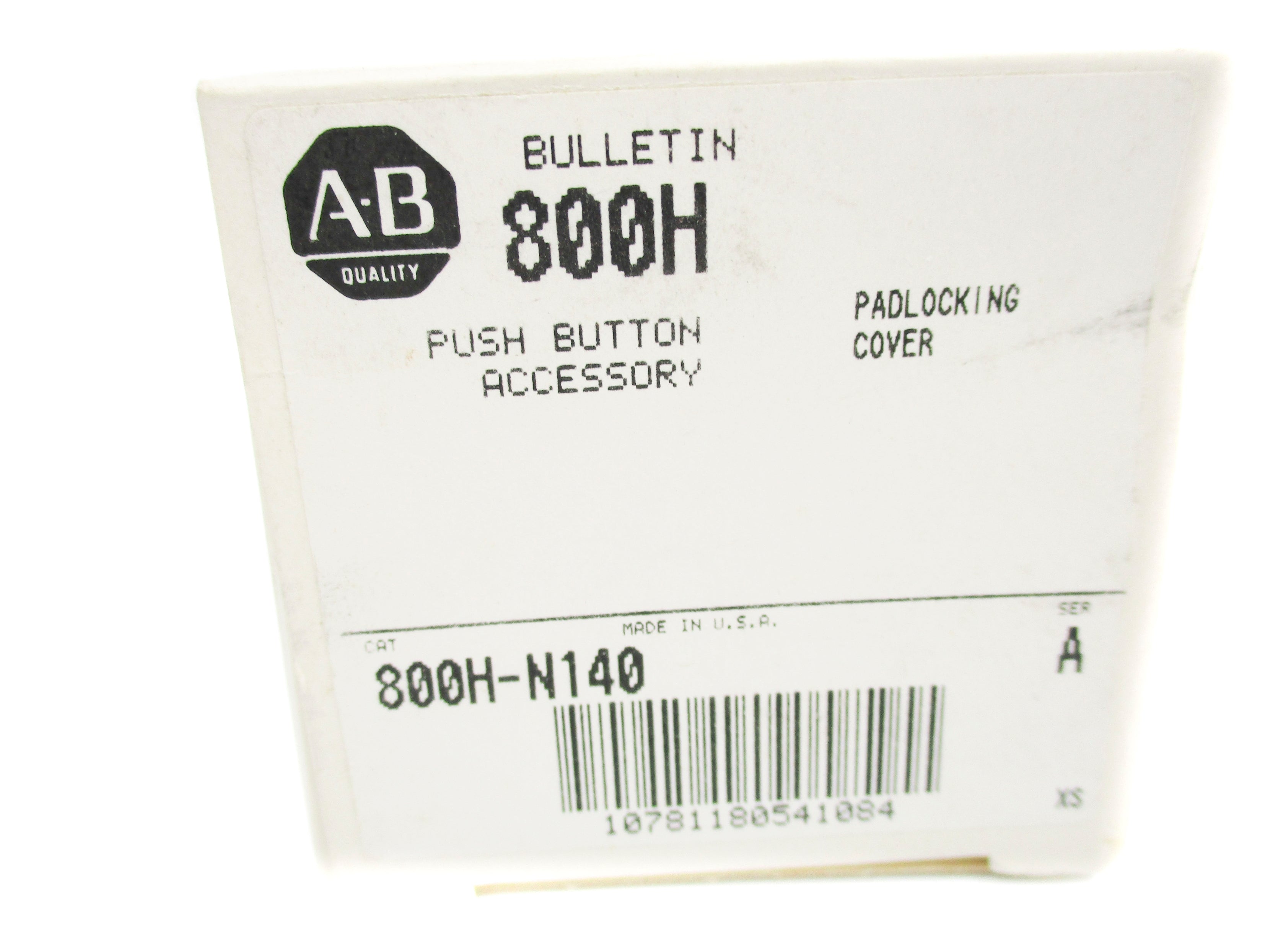 ALLEN BRADLEY 800H-N140 SER. A (WH) NSMP