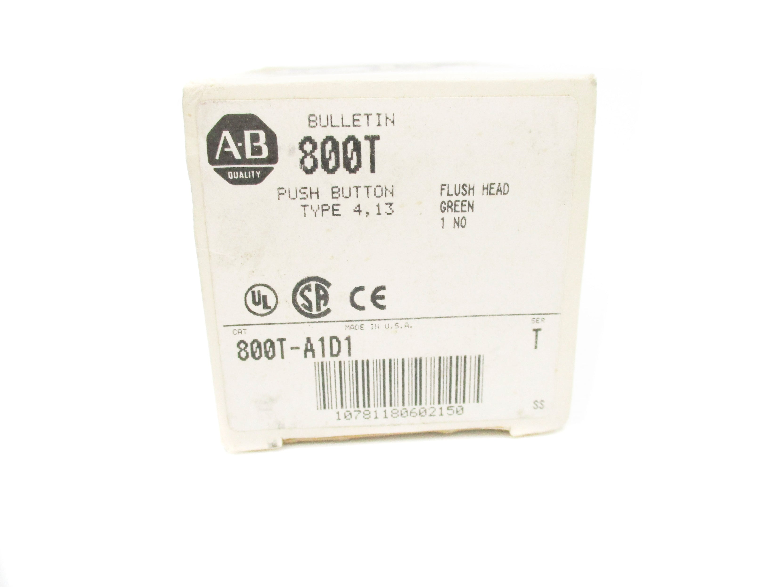 ALLEN BRADLEY 800T-A1D1 SER. T (GY/BL) NSMP
