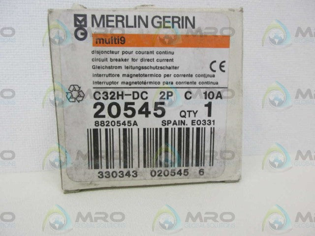 MERLIN GERIN 20545 CIRCUIT BREAKER 10A *NEW IN BOX*