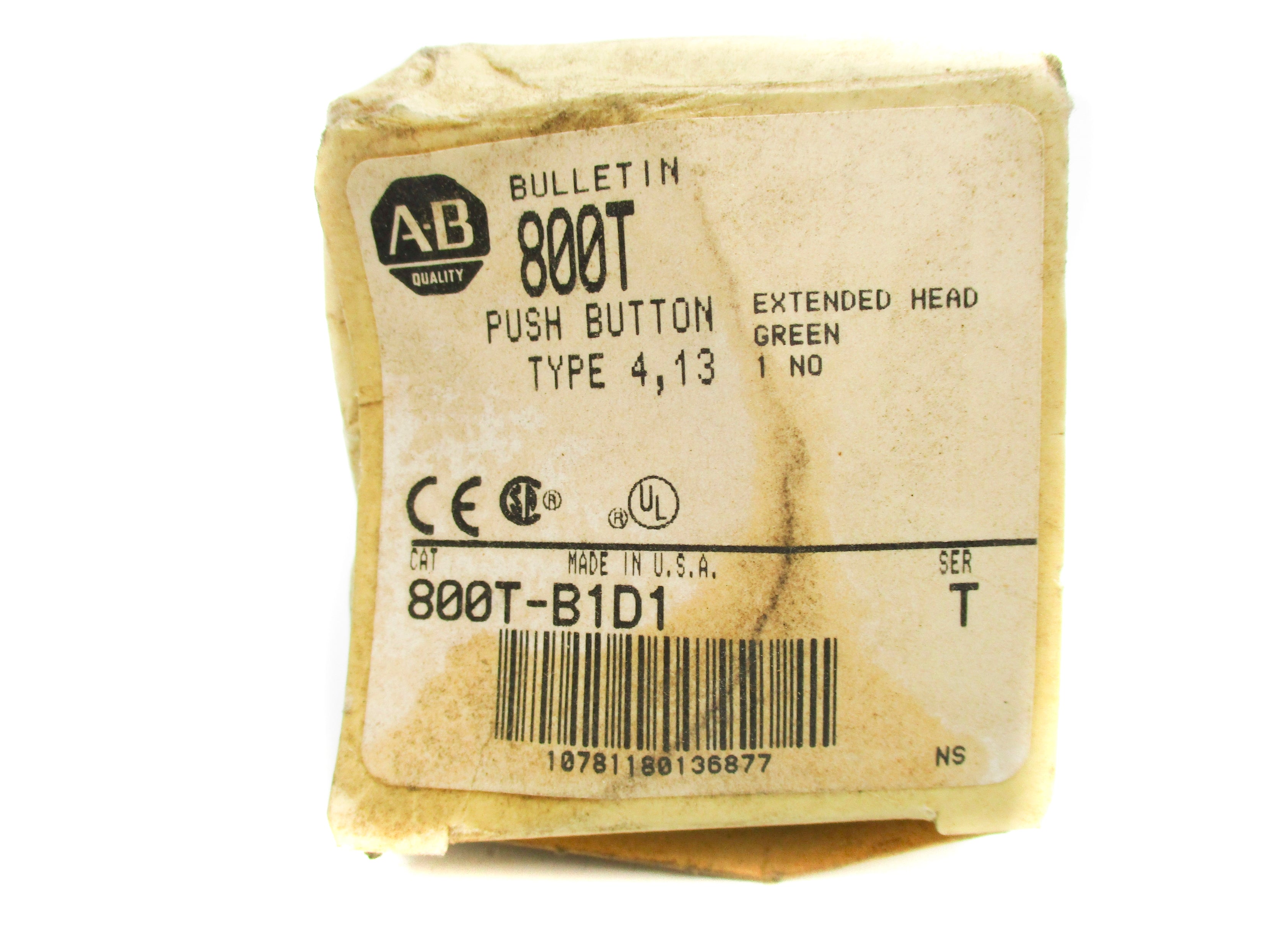 ALLEN BRADLEY 800T-B1D1 SER. T (GY/BL) NSMP