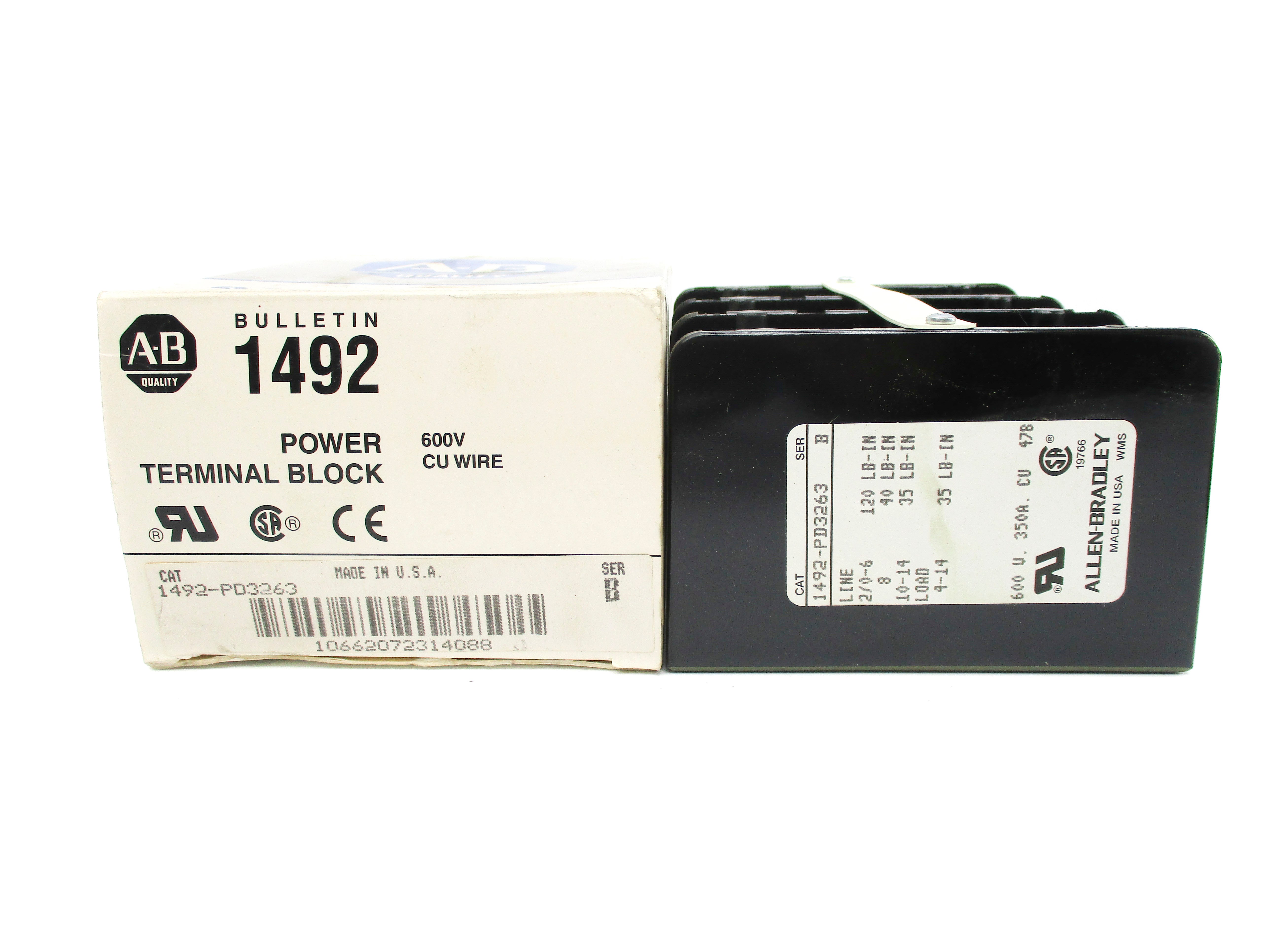 ALLEN BRADLEY 1492-PD3263 SER. B (GY/BL) NSMP