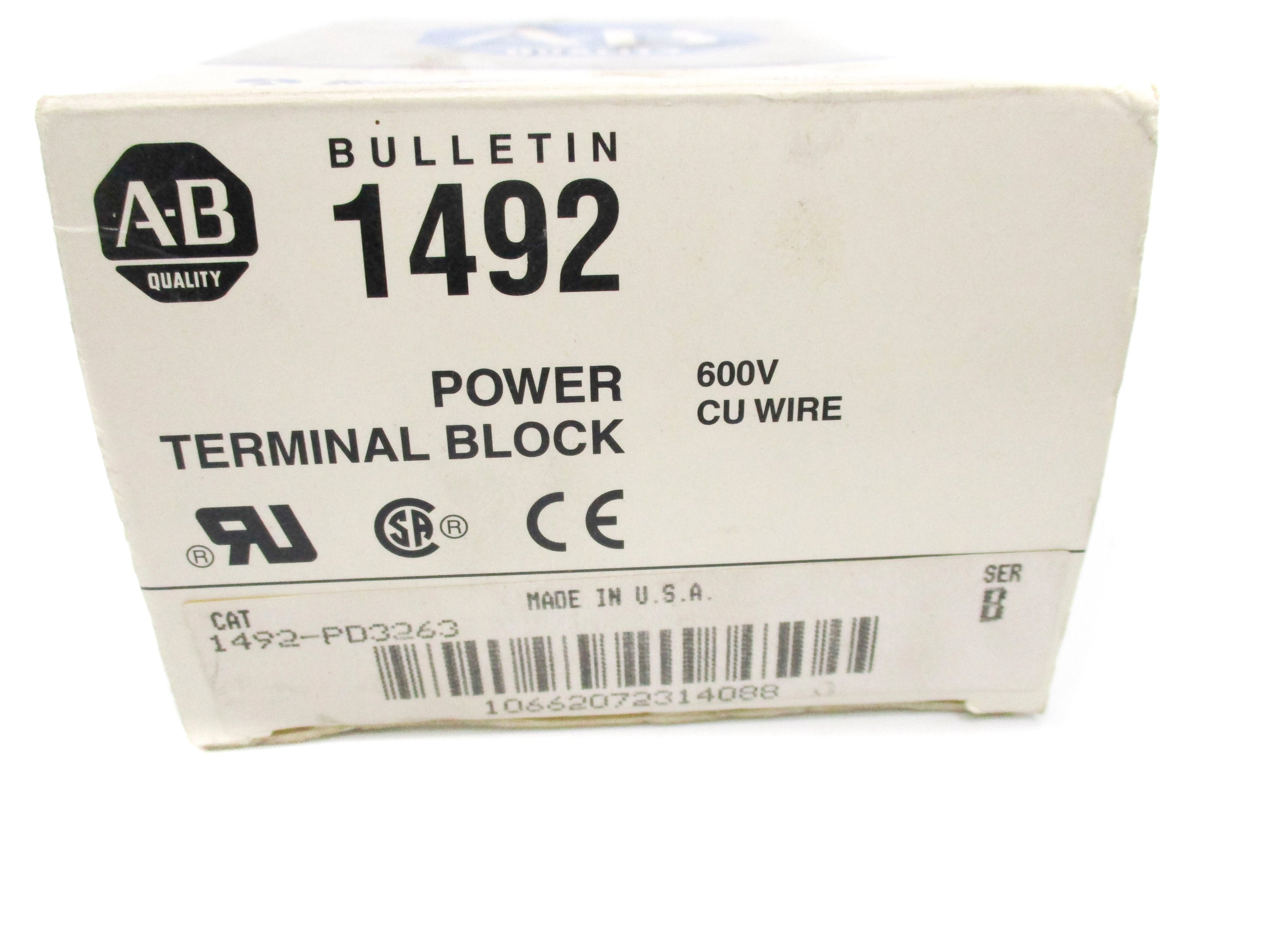 ALLEN BRADLEY 1492-PD3263 SER. B (GY/BL) NSMP