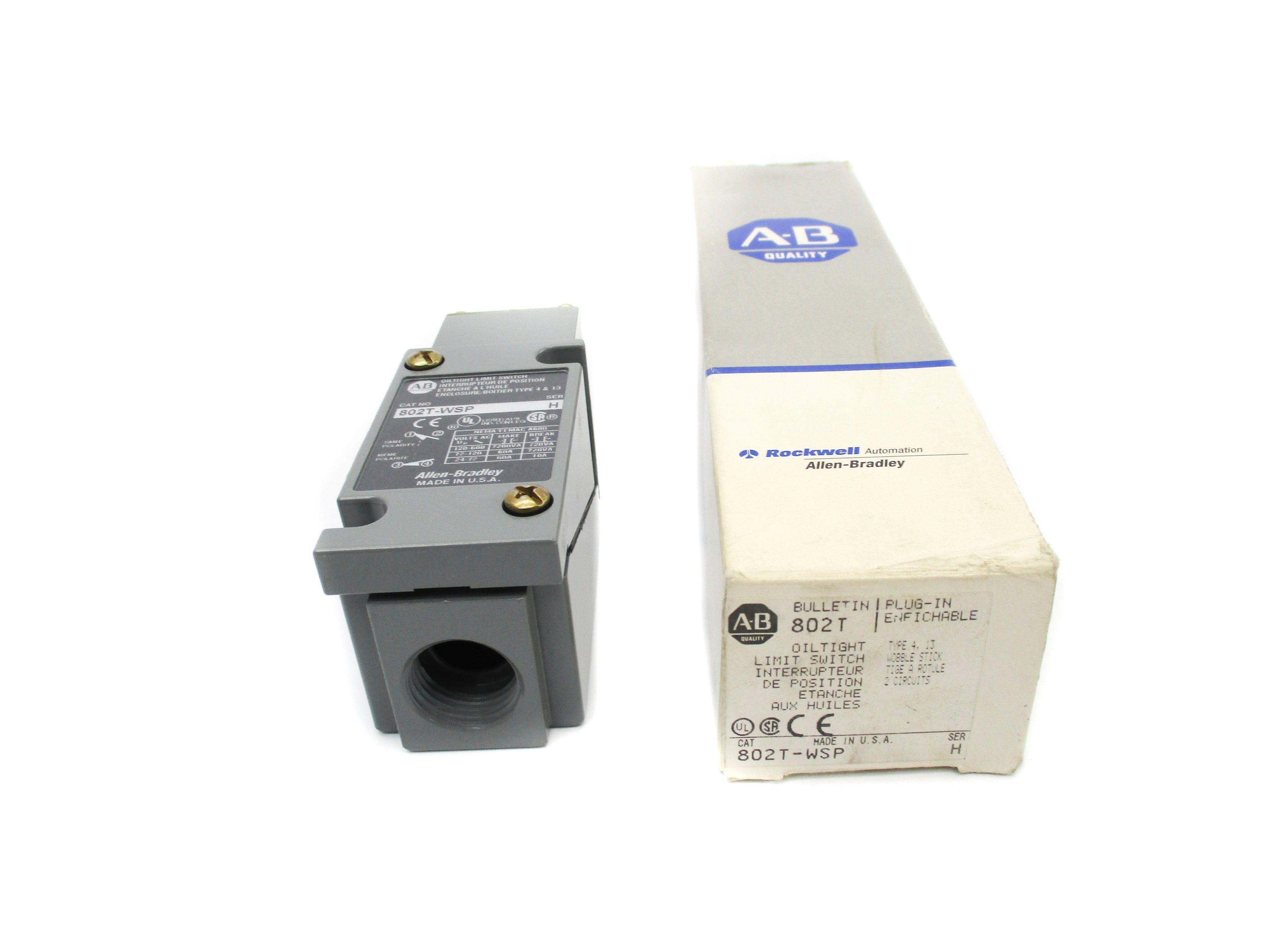 ALLEN BRADLEY 802T-WSP SER. H (GY/BL) NSMP