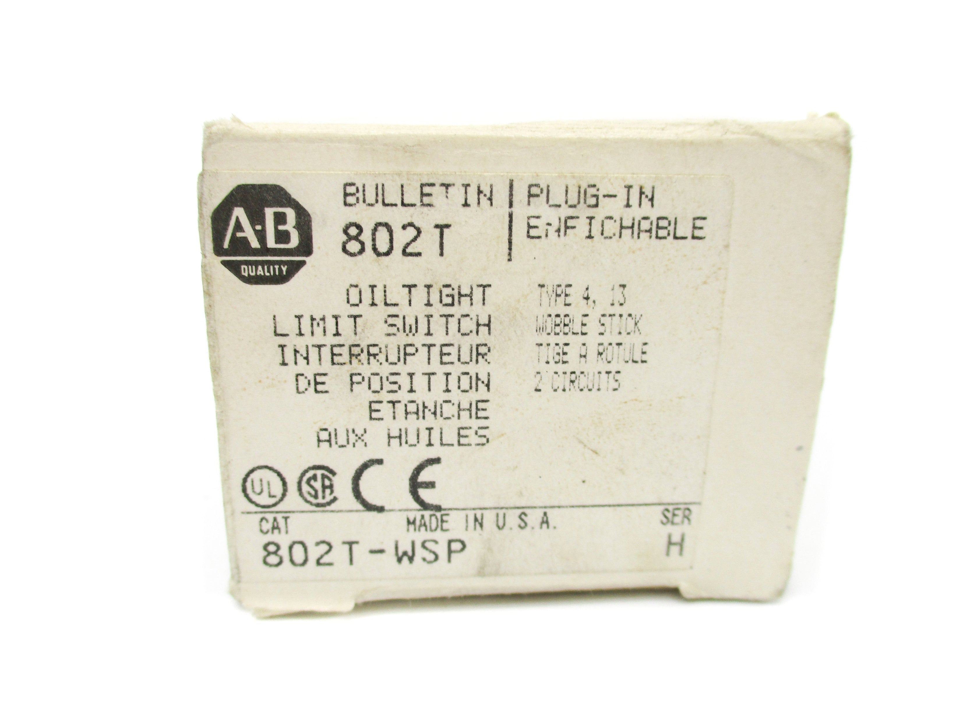 ALLEN BRADLEY 802T-WSP SER. H (GY/BL) NSMP